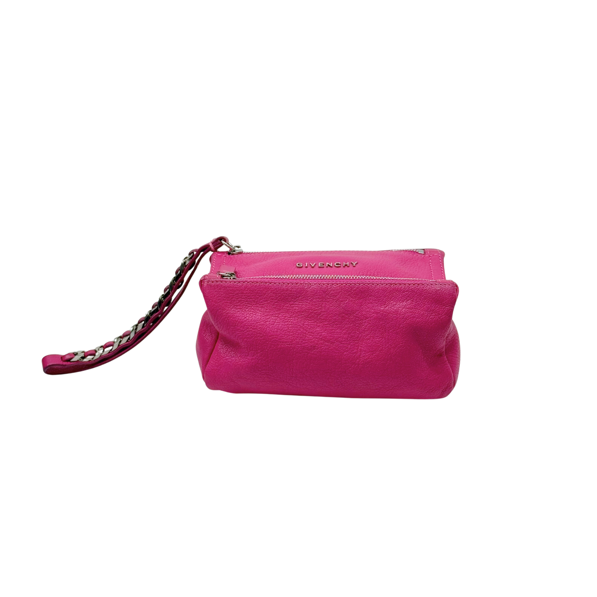 Givenchy Purple Sugar Goatskin Mini Pandora Wristlet Bag (pre-owned)