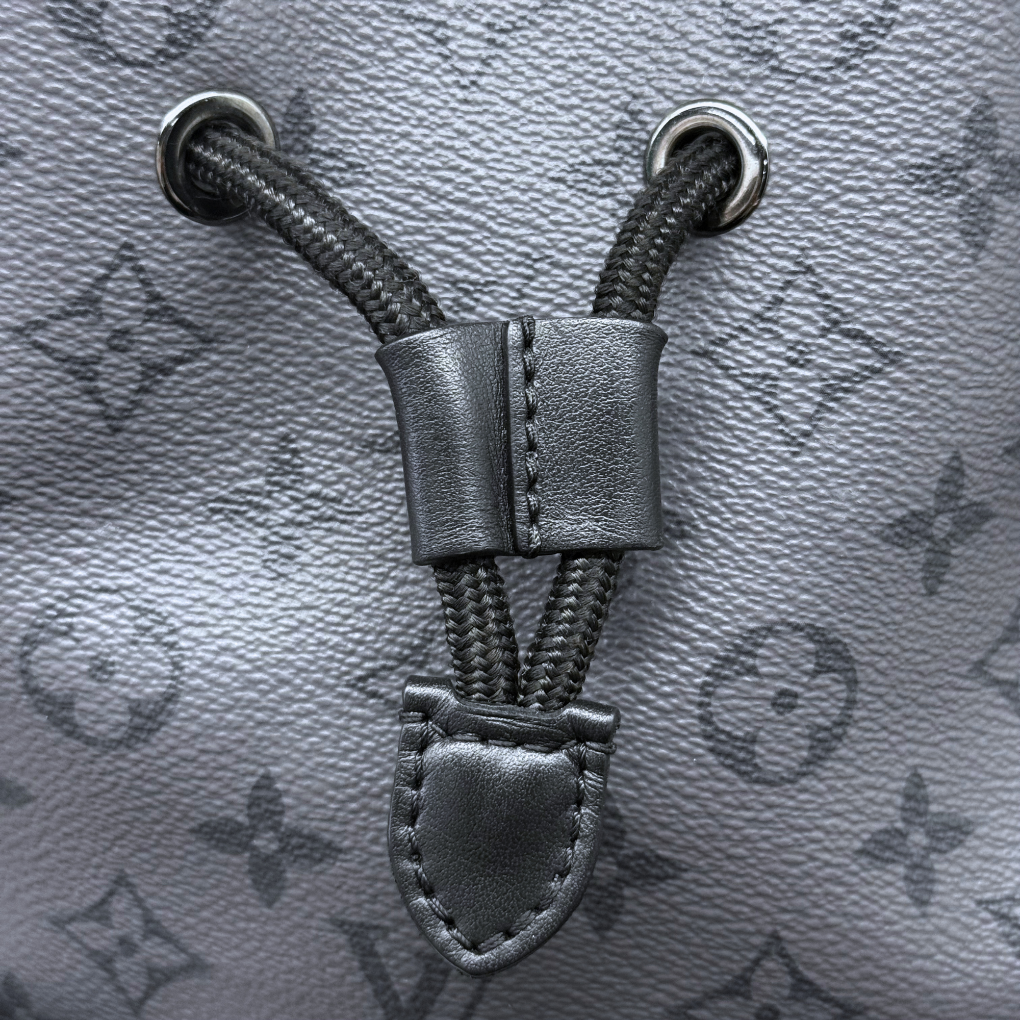 Louis Vuitton Christopher GM Eclipse Monogram Canvas PVC Leather Backpack Bag (pre-owned)