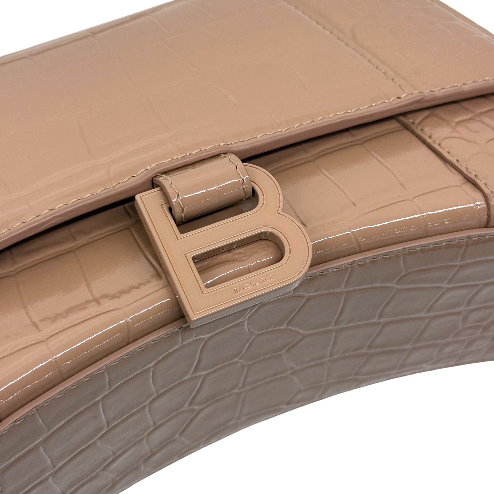 Balenciaga beige top handle