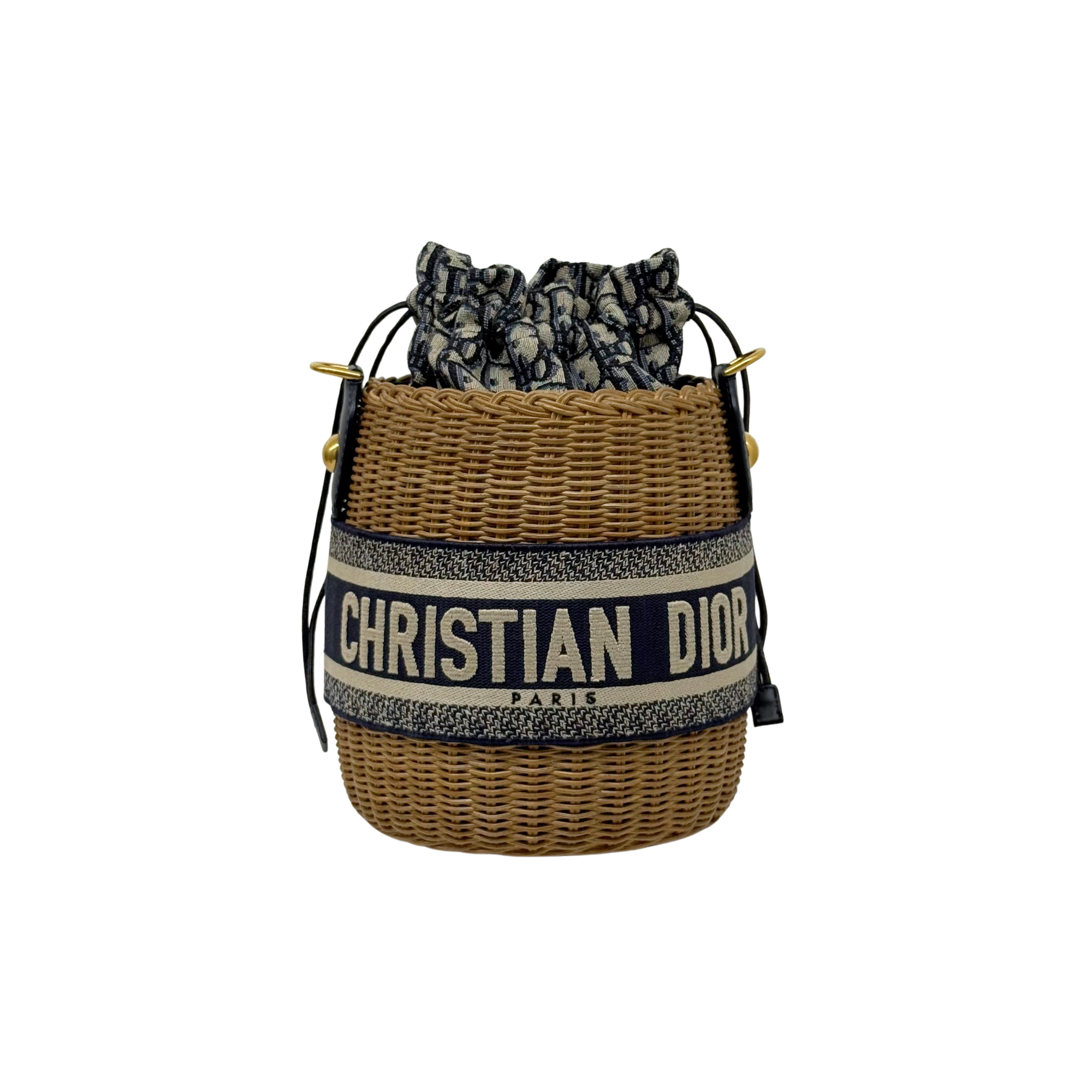 Christian Dior Oblique Wicker bucket bag (Brand new)
