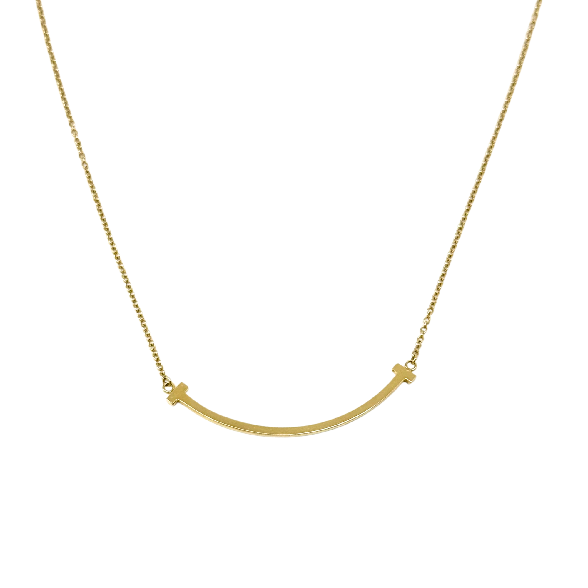Tiffany & Co. Smile Pendant
in 18k Yellow Gold Small Necklace (pre-owned)
