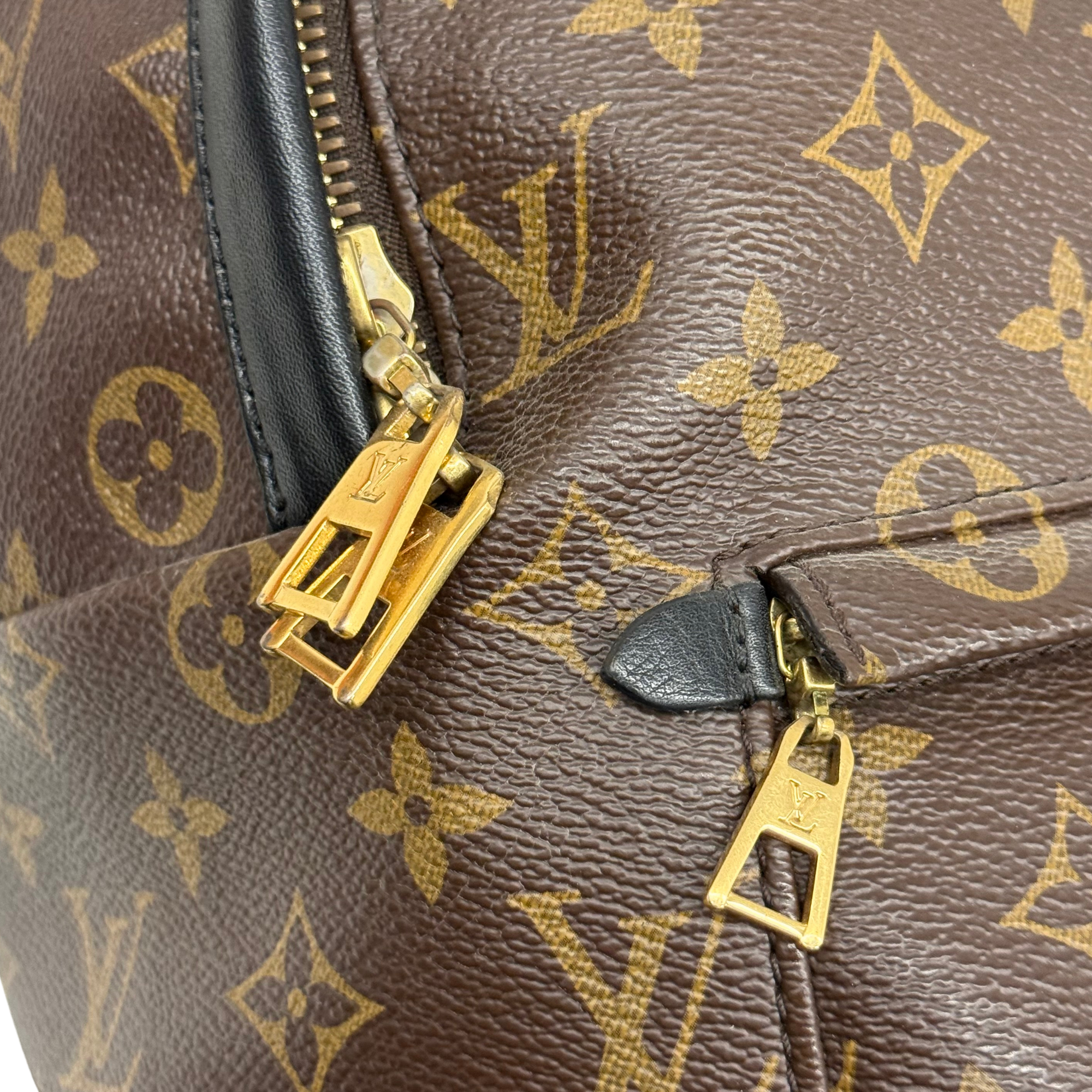 Louis Vuitton Palm Springs PM Brown Monogram Canvas Backpack Bag (pre-owned)