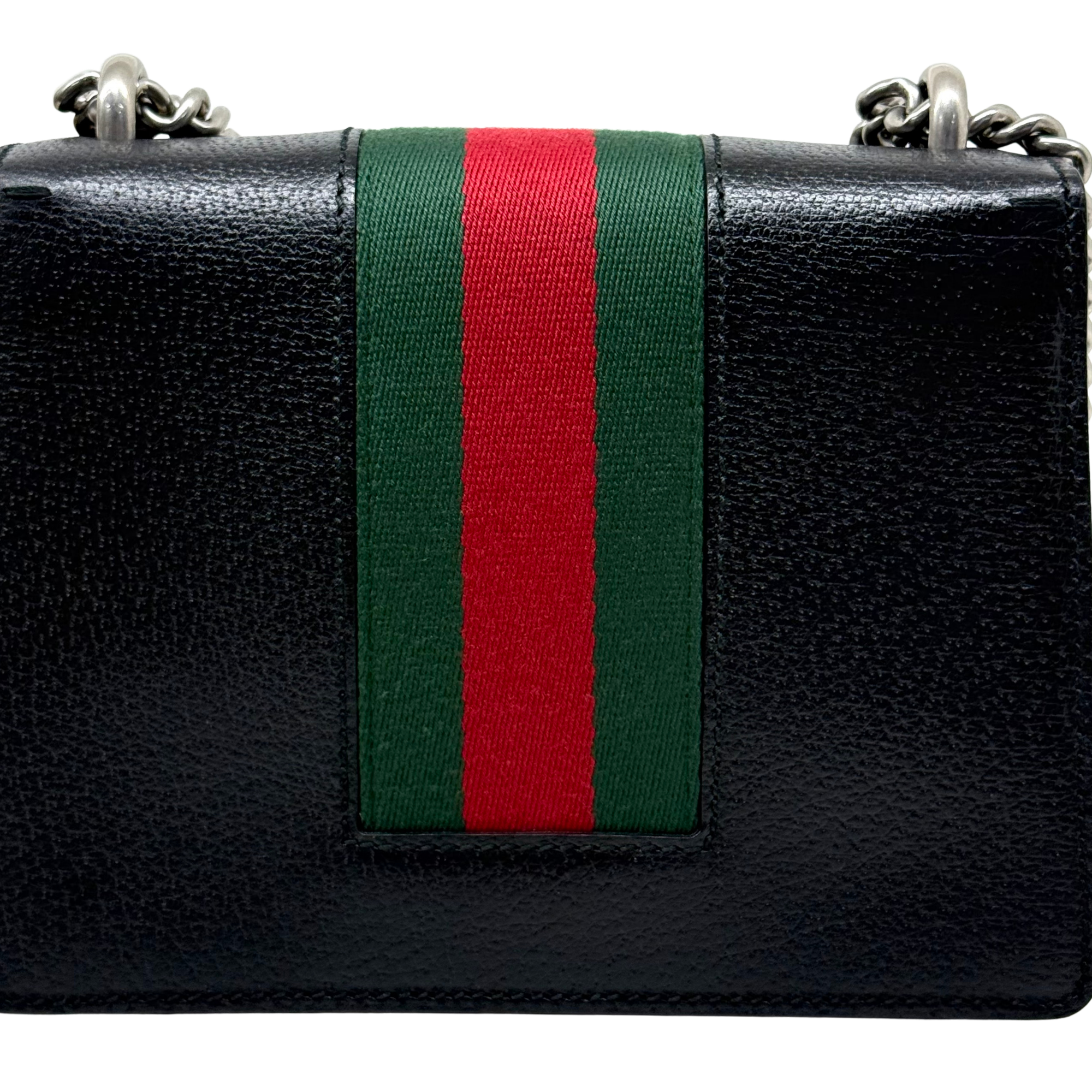 Gucci Black Mini Leather Dionysus Shoulder Bag (pre-owned)