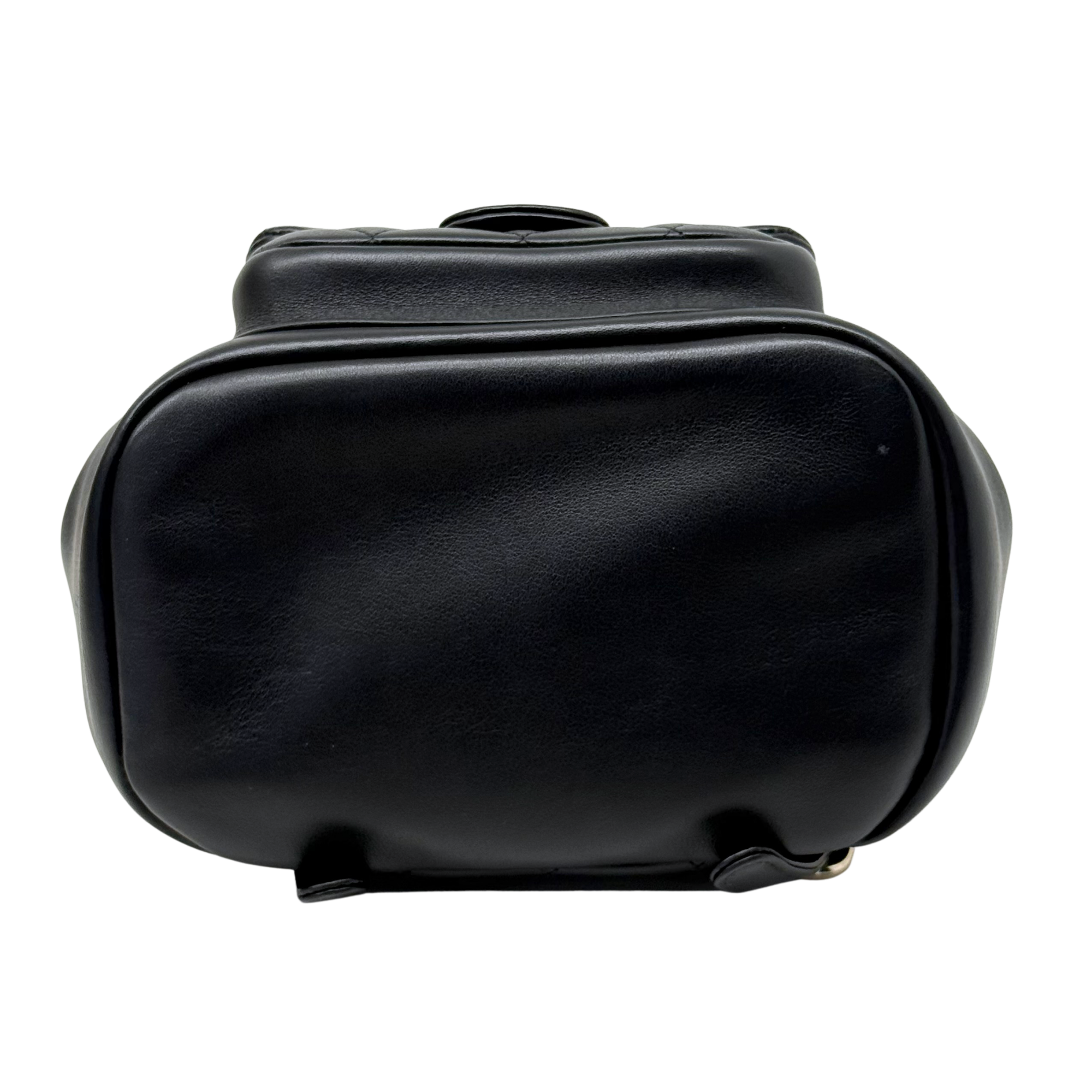 Chanel black backpack bag