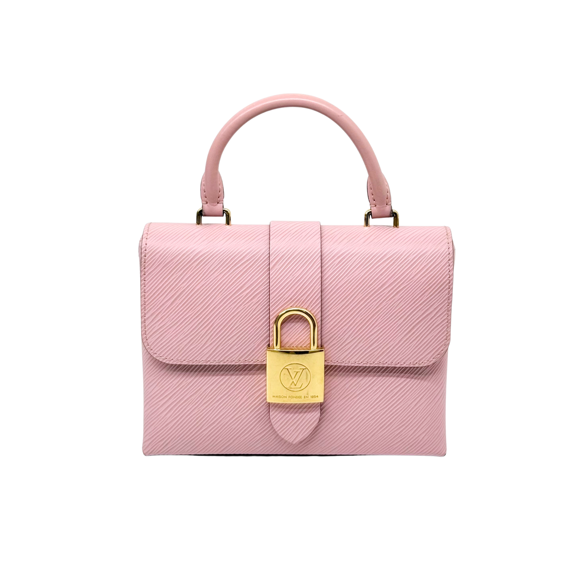 Louis Vuitton Epi Locky BB Rose Ballerine (pre-owned)