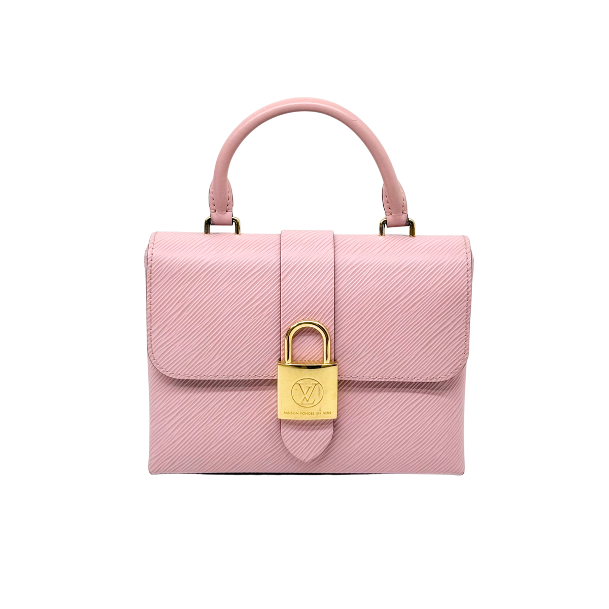 Louis Vuitton Epi Locky BB Rose Ballerine (pre-owned)