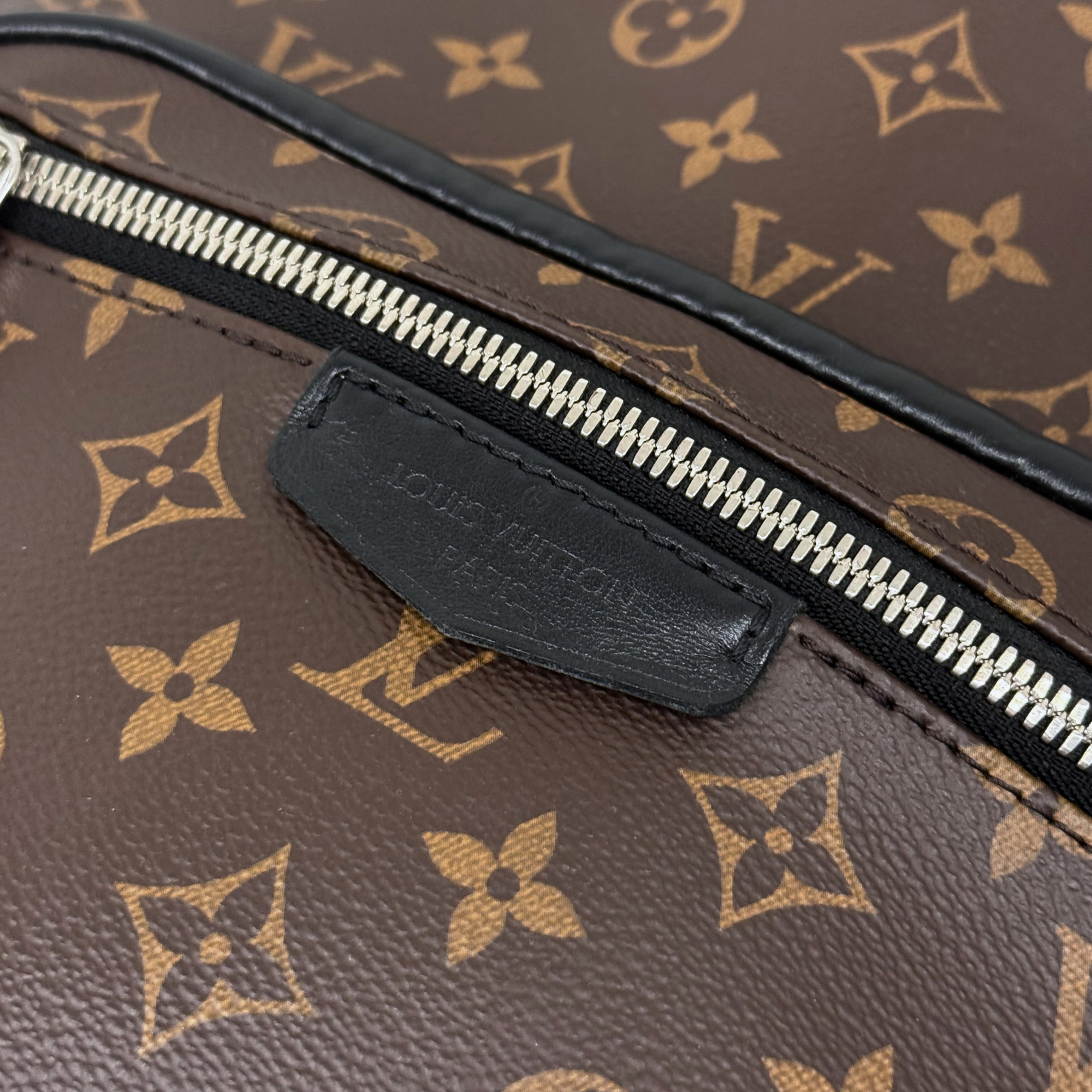 Louis Vuitton Josh PM Brown Monogram Macassar Canvas Backpack Bag (pre-owned)