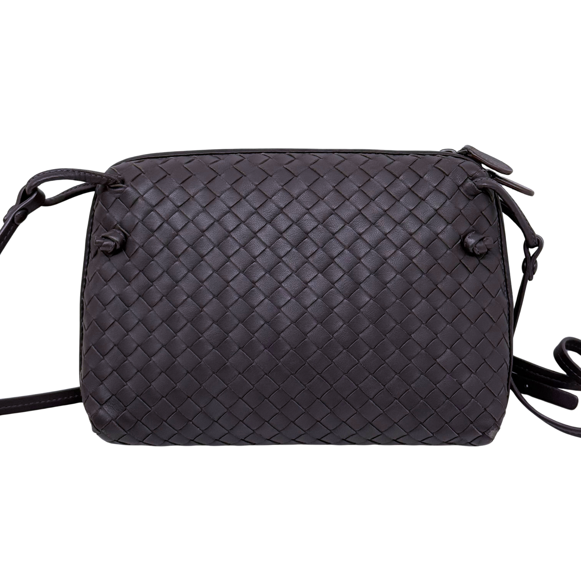 Bottega Veneta Nodini Intrecciato Nappa Cross-Body Bag (pre-owned)
