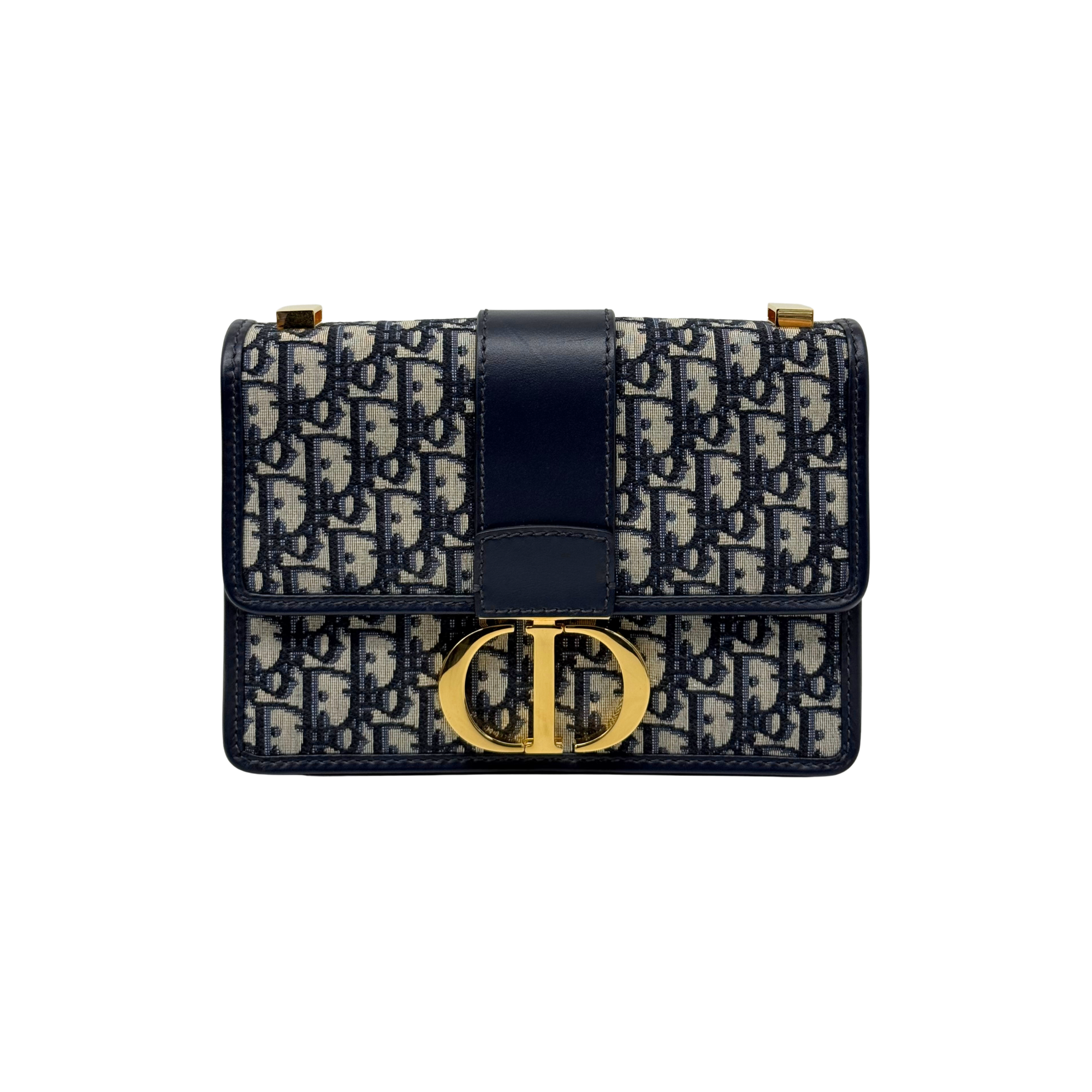 Dior 30 Montaigne Oblique leather handbag (pre-owned)