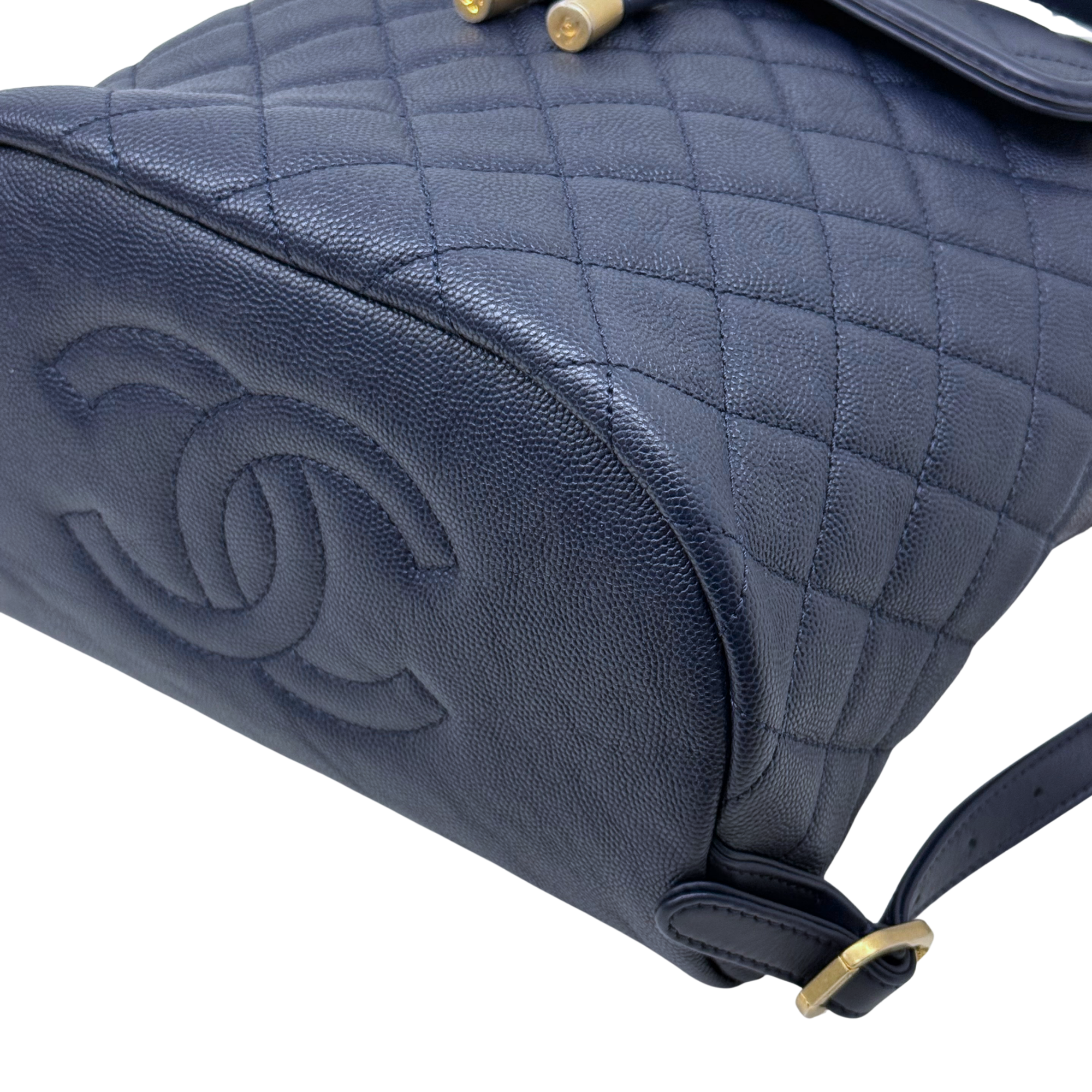 Chanel backpack dark blue