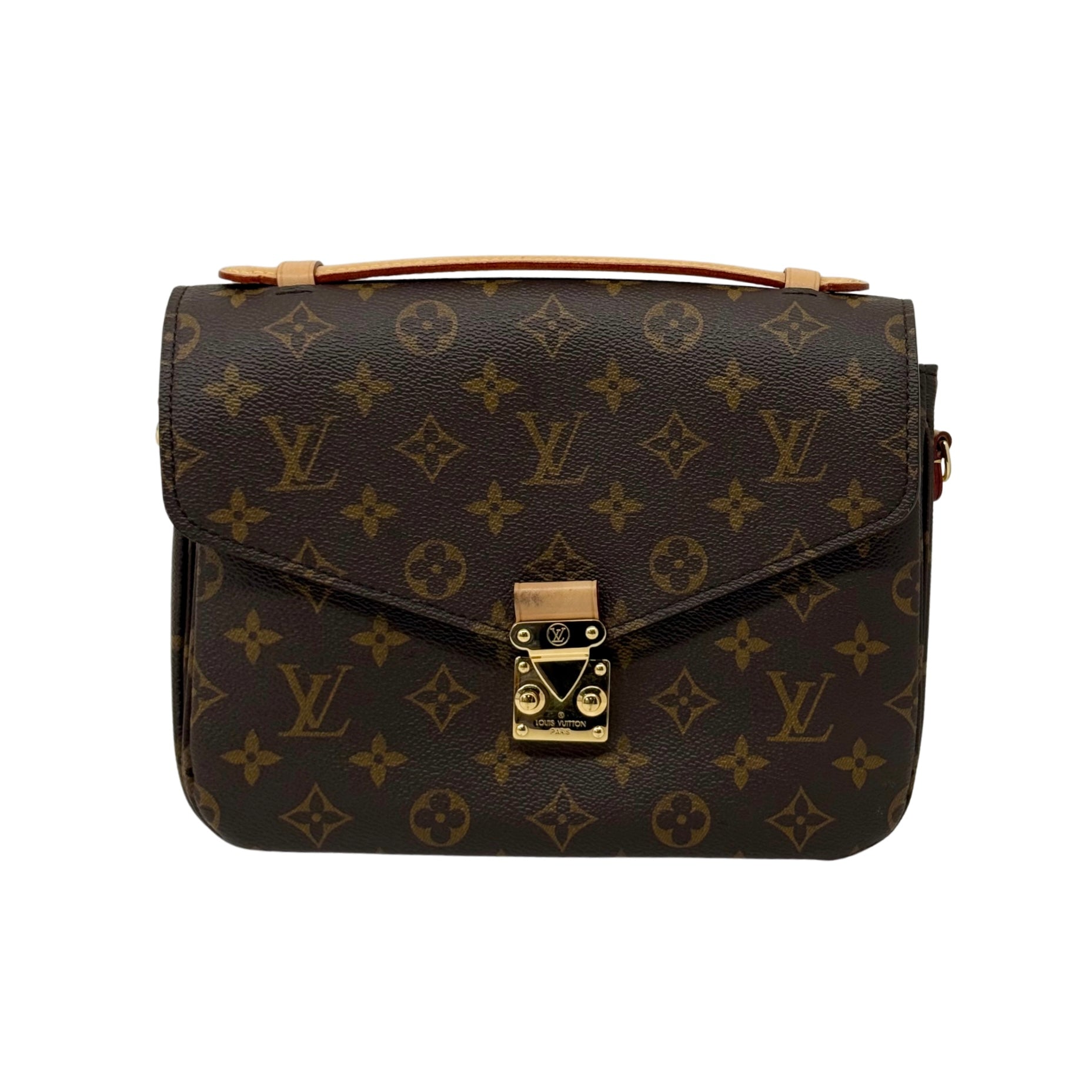 Louis Vuitton Pochette Metis MM Brown Monogram Canvas Crossbody Bag (pre-owned)
