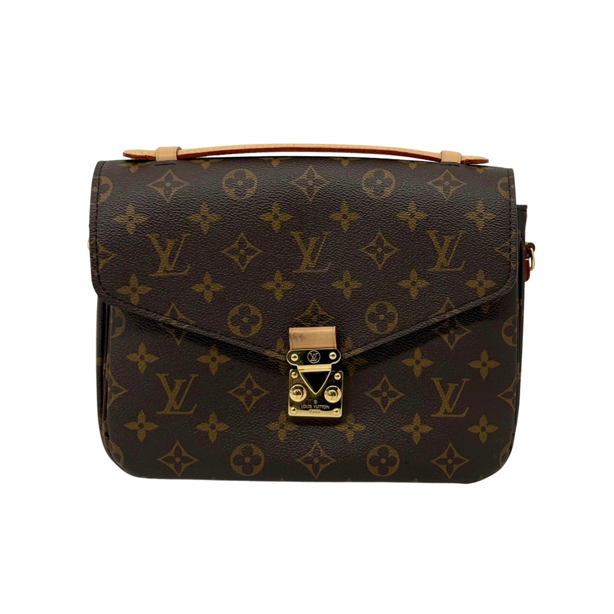Louis Vuitton Pochette Metis MM Brown Monogram Canvas Crossbody Bag (pre-owned)