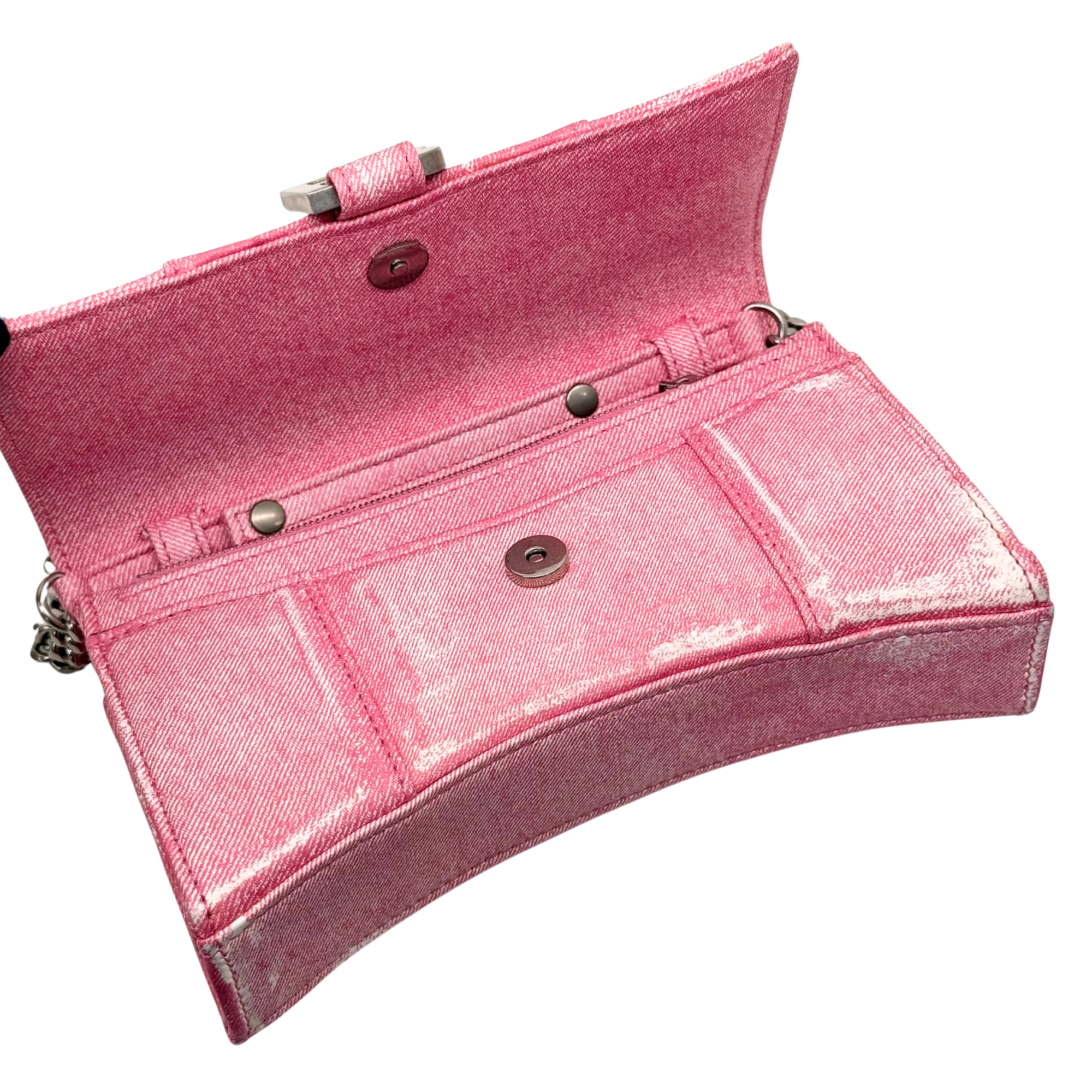 Balenciaga denim pink