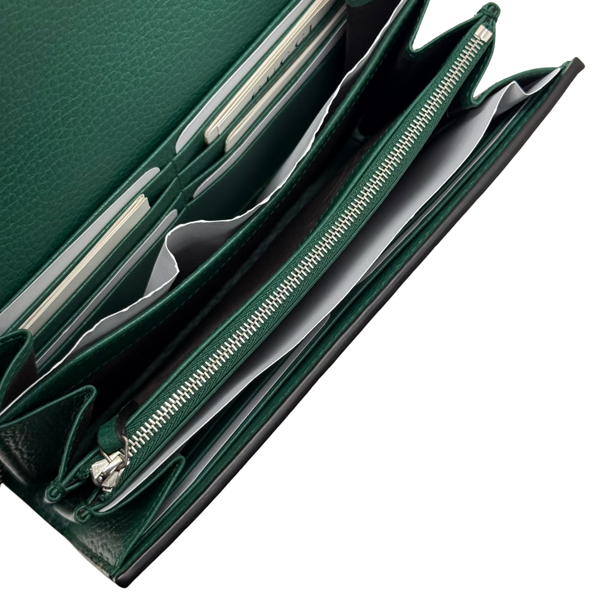 Gucci Calfskin Dionysus Wallet on Chain crossbody Green (brand new)