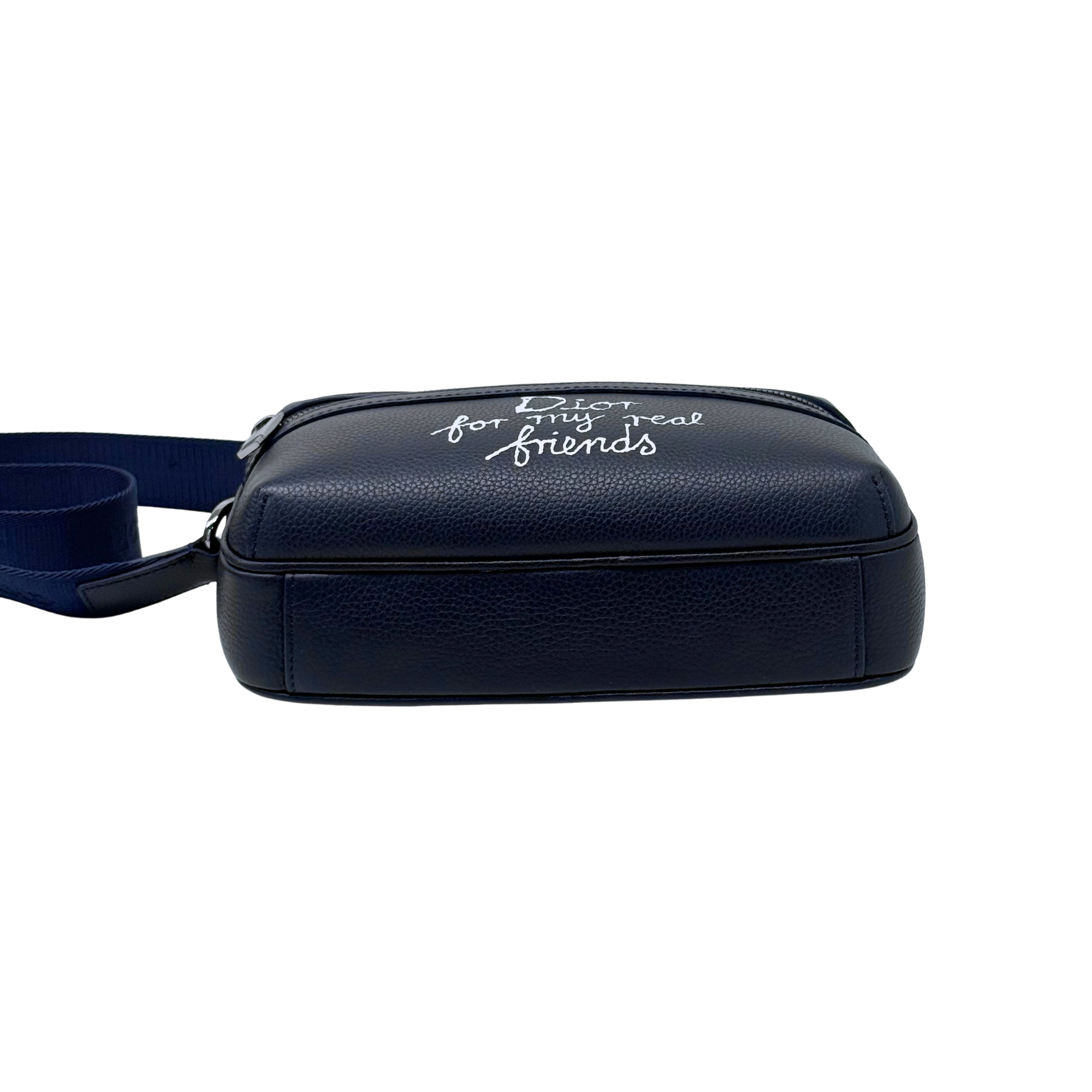 Dior x Hylton Nel Rider Navy Blue Leather Messenger Bag (brand new)