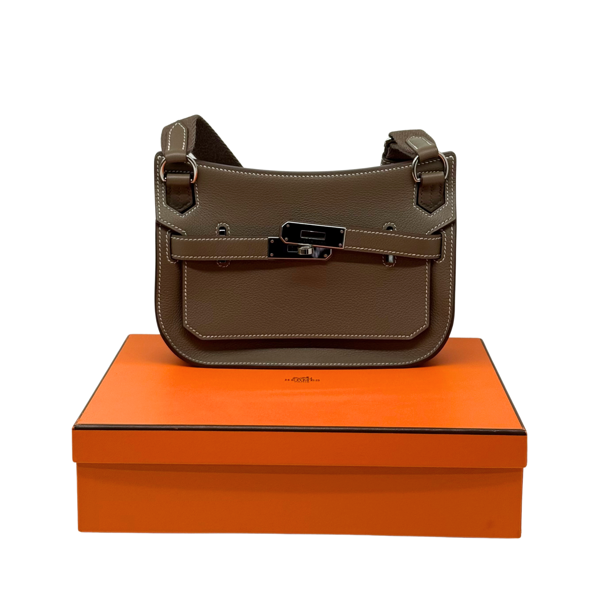 Hermès 2024 Mini Evercolor Jypsiere crossbody bag (pre-owned)
