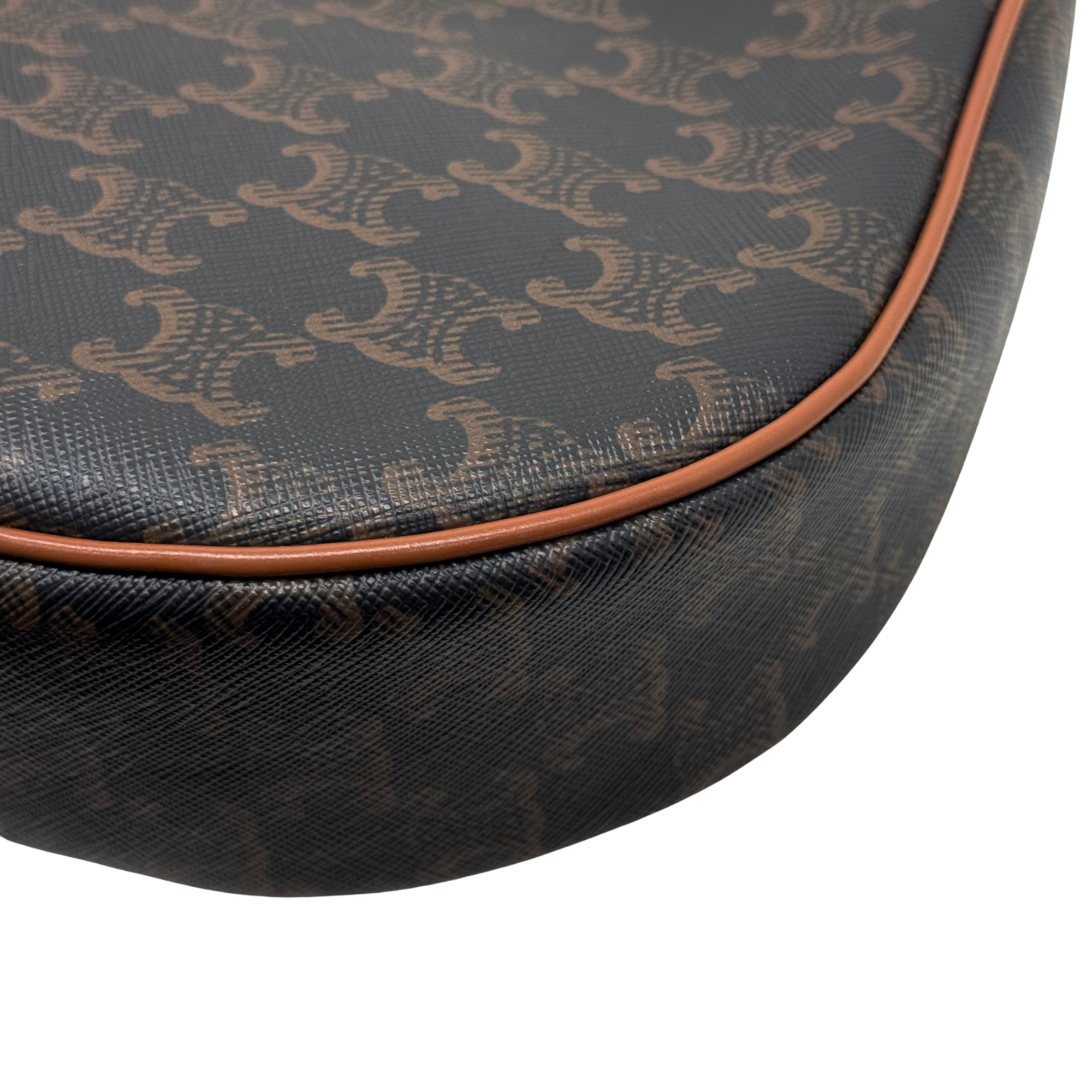 Celine Ava Bag Triomphe Coated Canvas hobo bag (pre-owned)