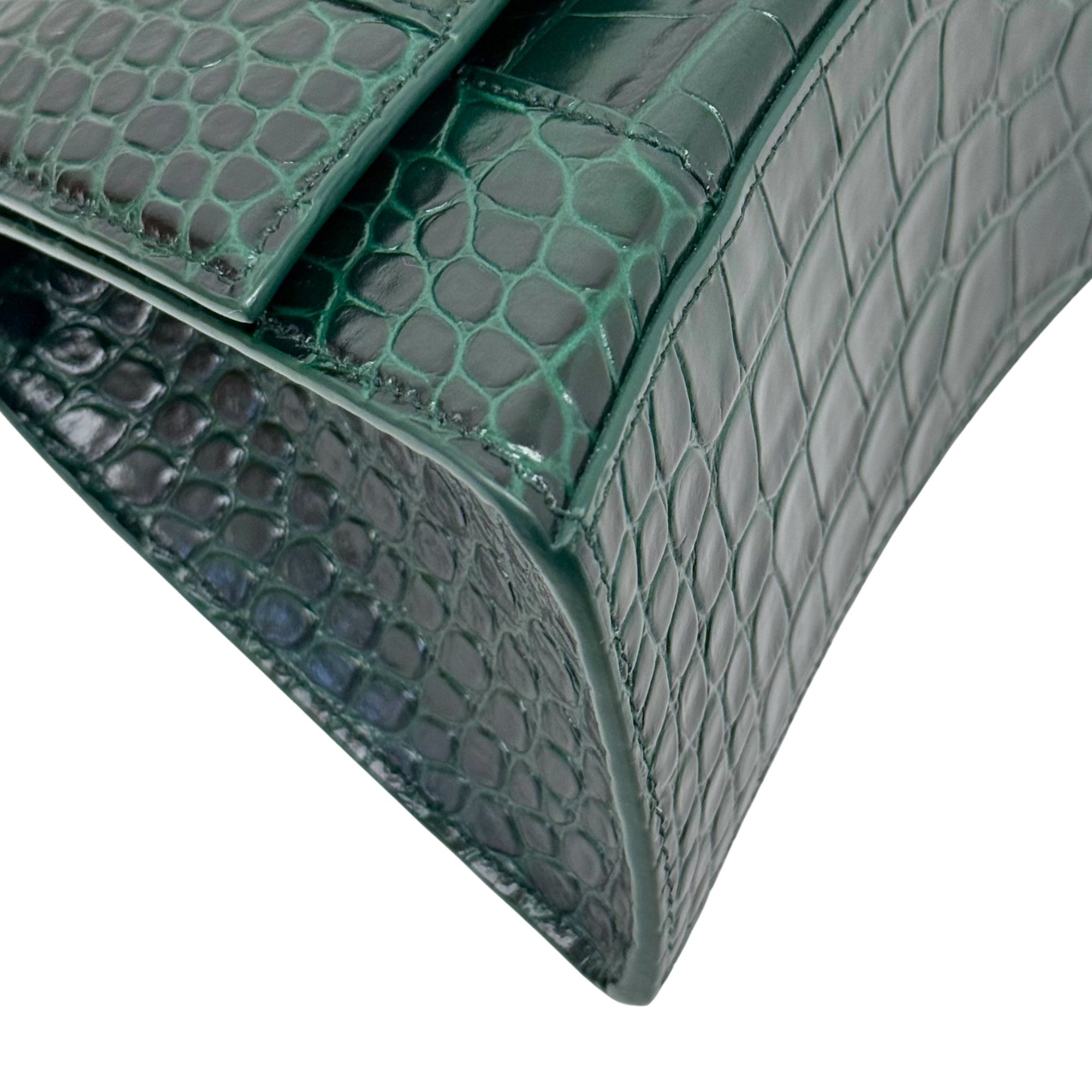 Balenciaga green bag top handle