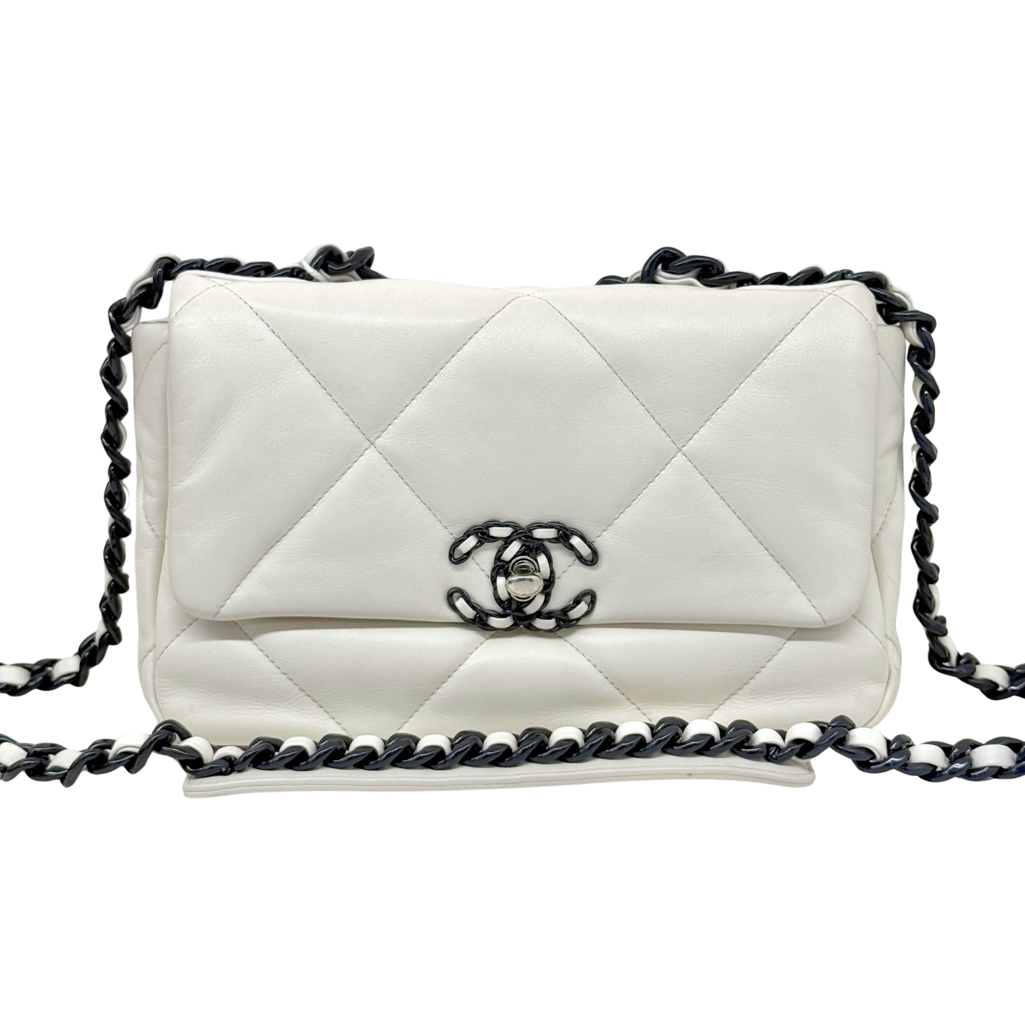 Chanel Lambskin C19 Flap Bag (pre-owned)