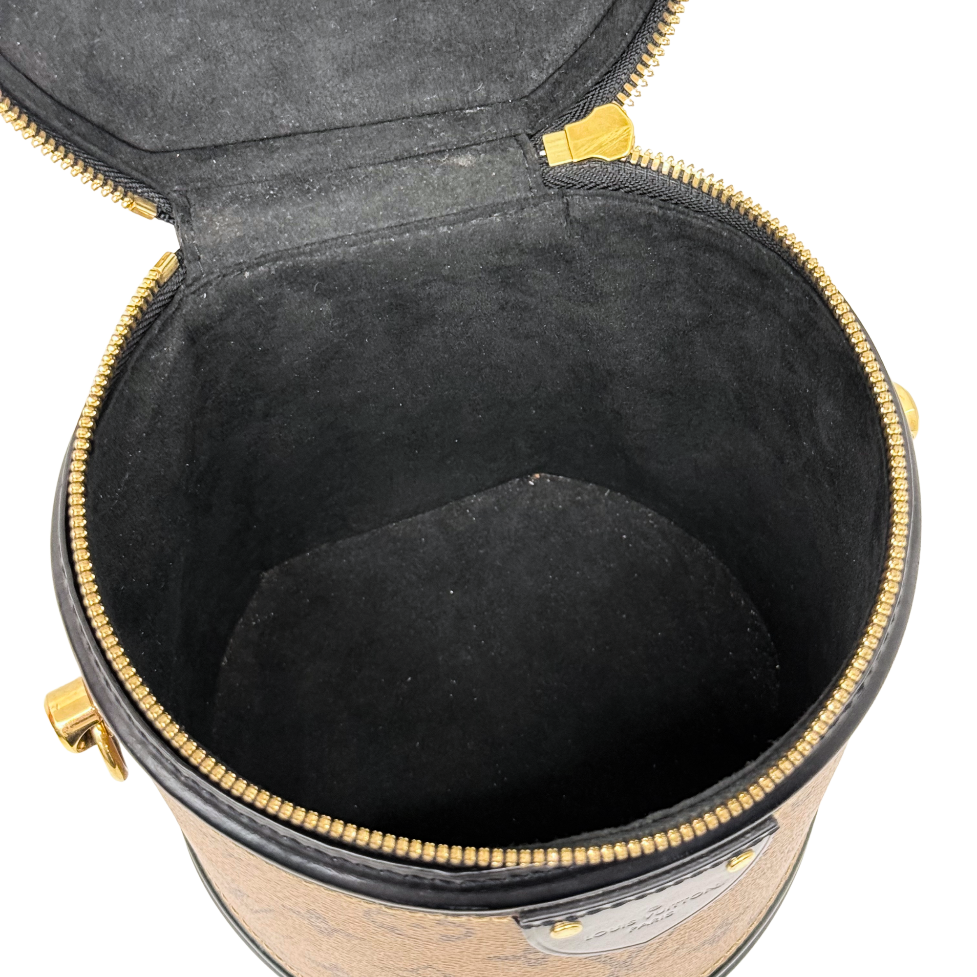 Louis Vuitton Cannes Monogram Reverse canvas bucket bag (pre-owned)