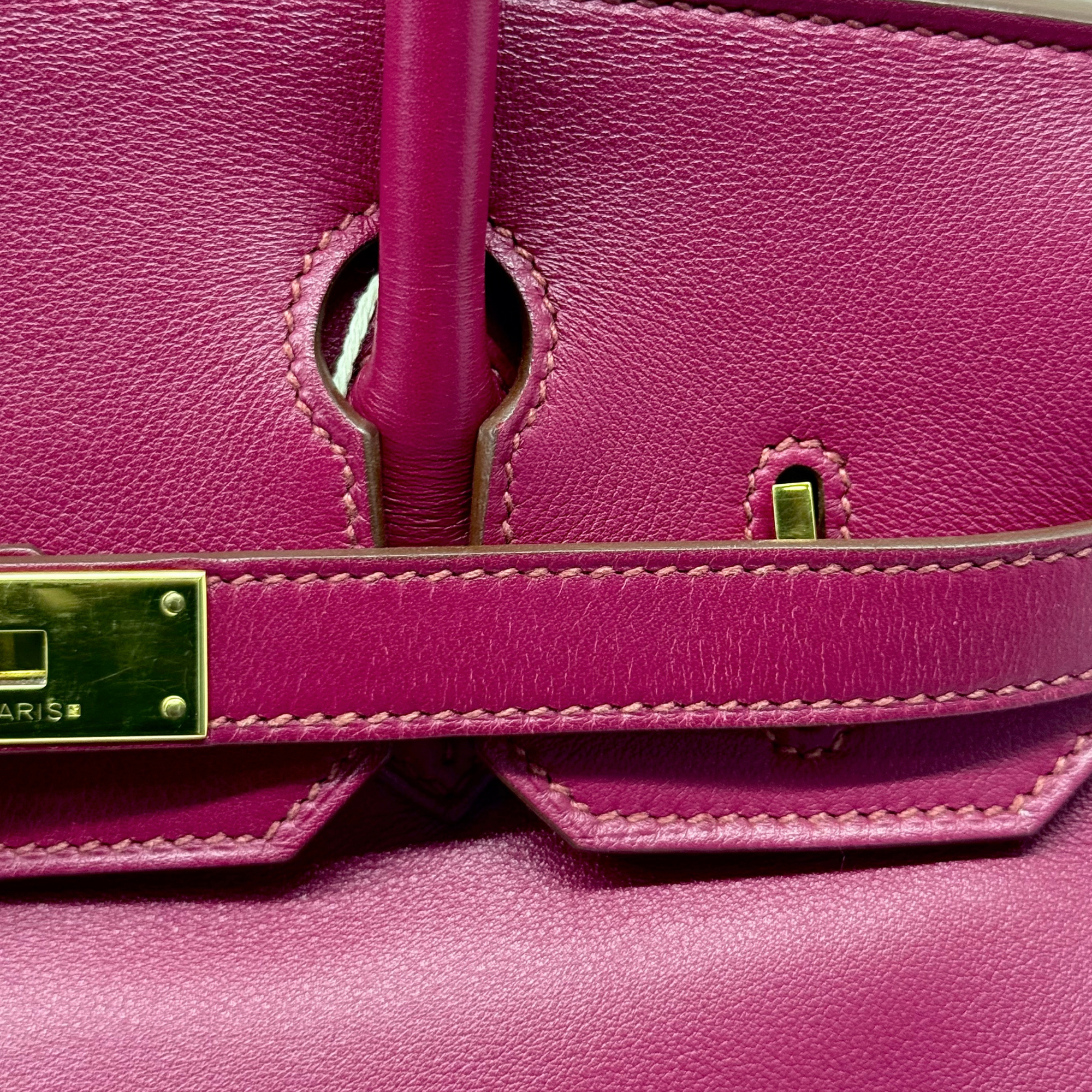 Hermes magenta birkin