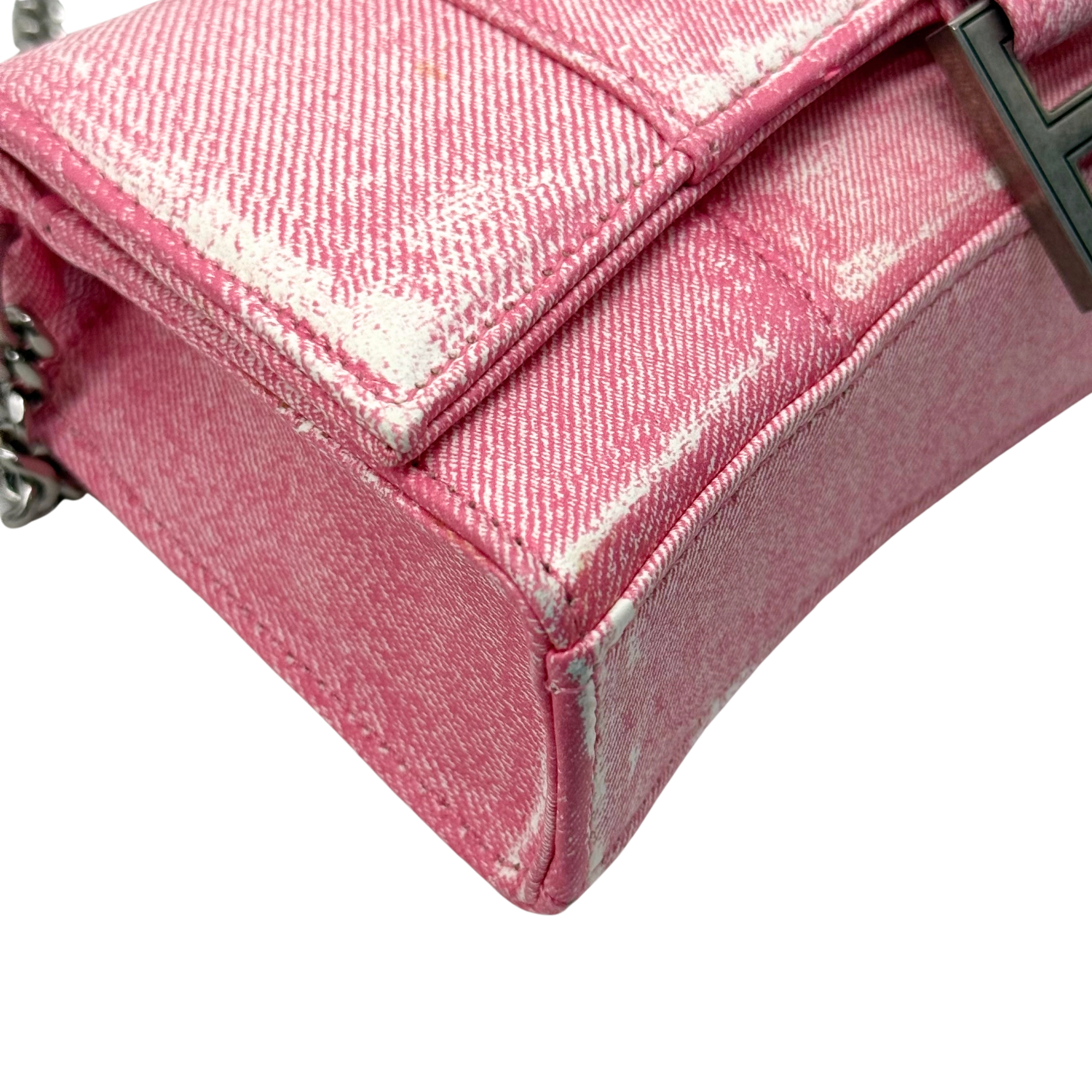 Balenciaga denim pink