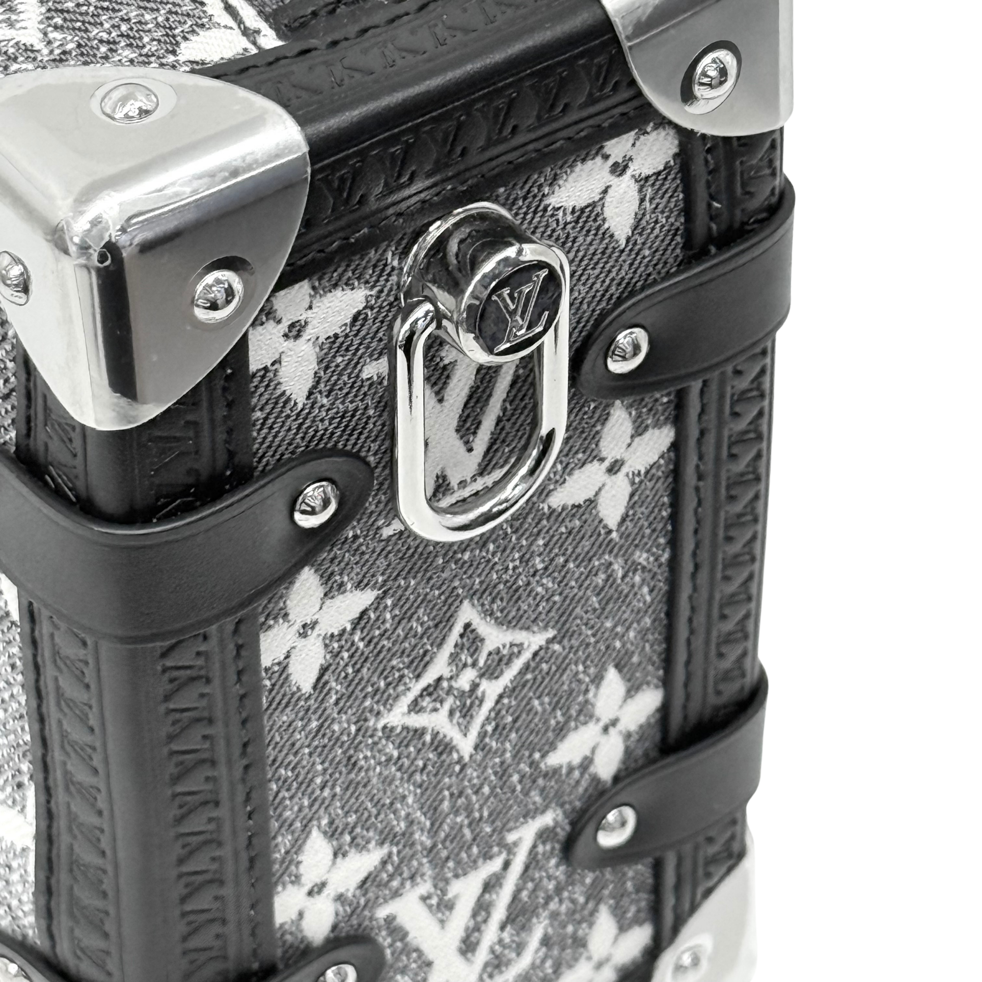 Louis Vuitton Monogram Jacquard Denim Side Trunk Grey (brand new)