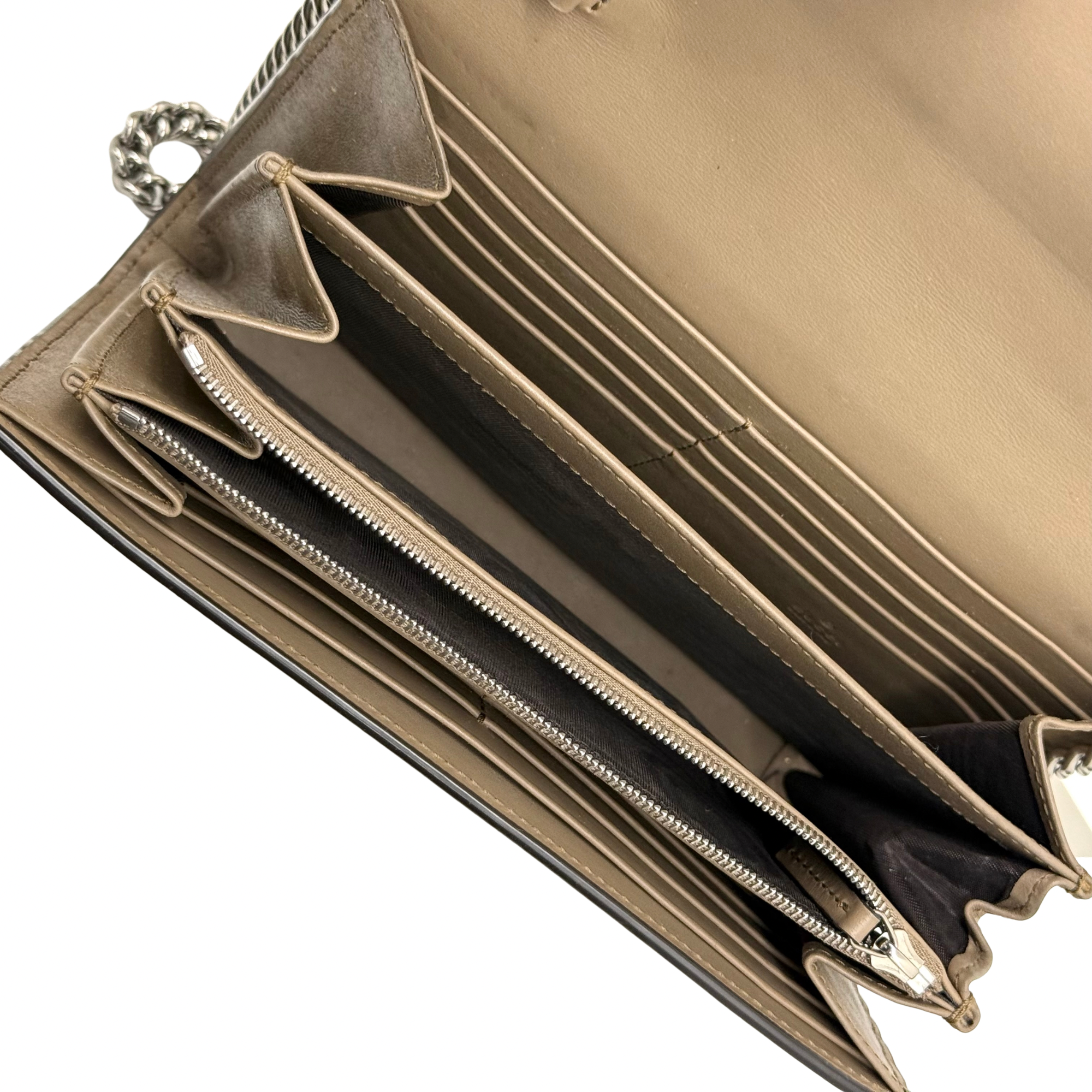 Gucci Beige PVC Dionysus Mini Chain Bag (pre-owned)