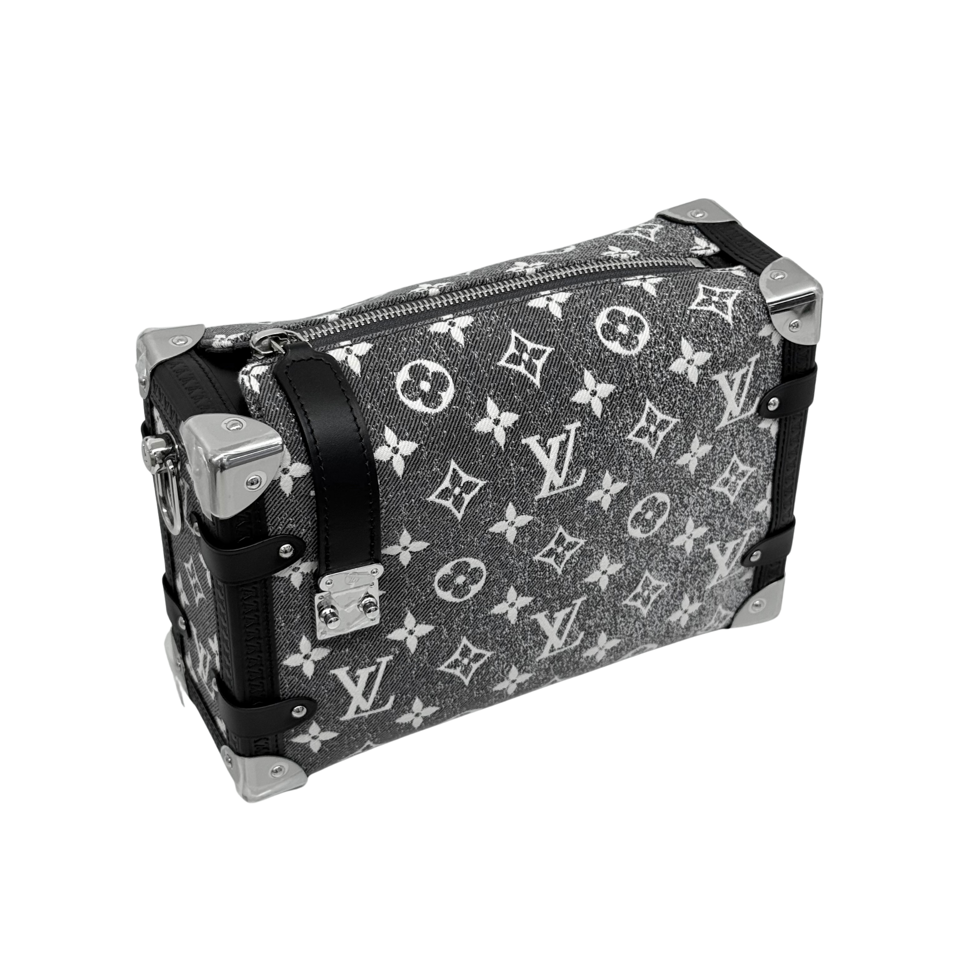 Louis Vuitton Monogram Jacquard Denim Side Trunk Grey (brand new)