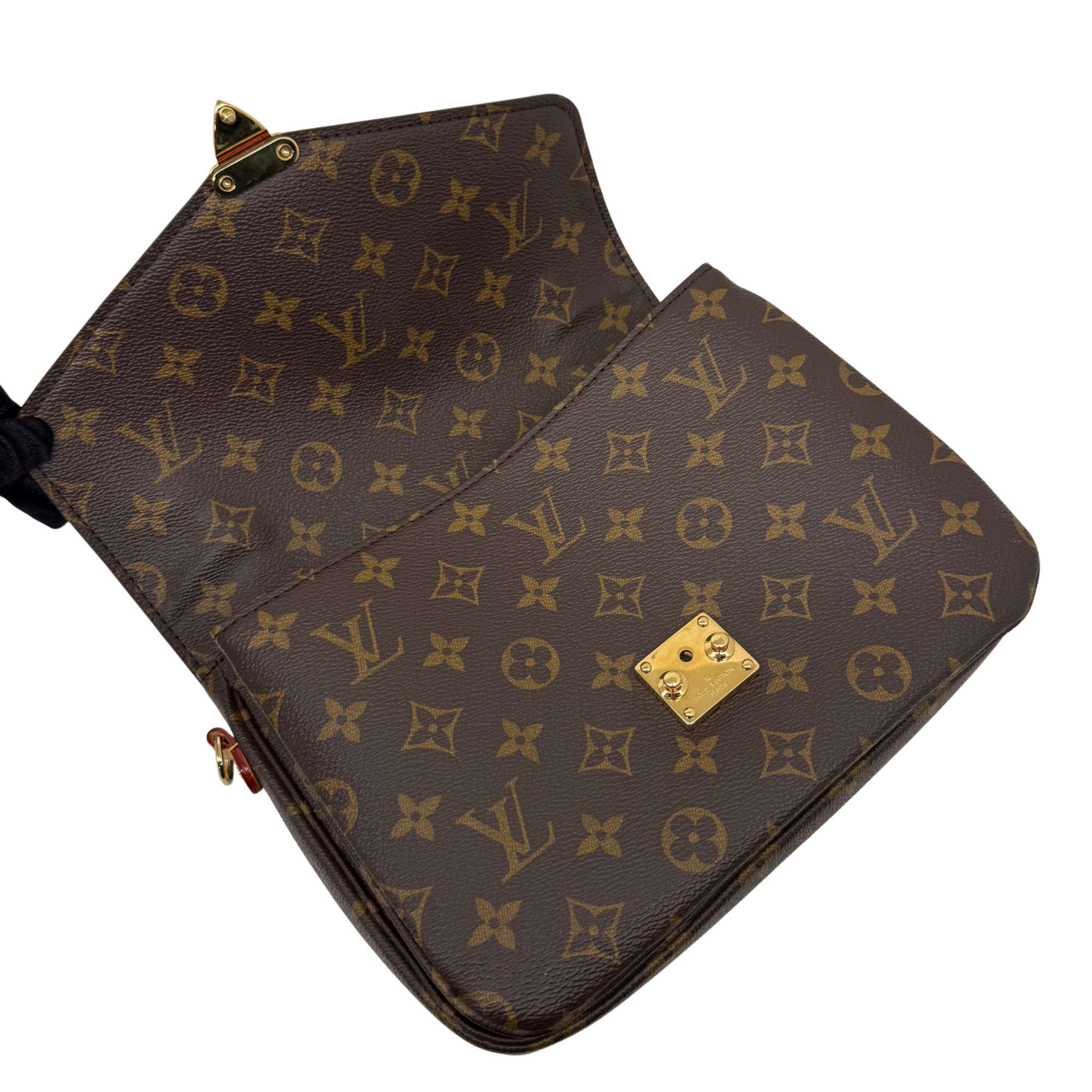 Louis Vuitton Pochette Metis MM Brown Monogram Canvas Crossbody Bag (pre-owned)