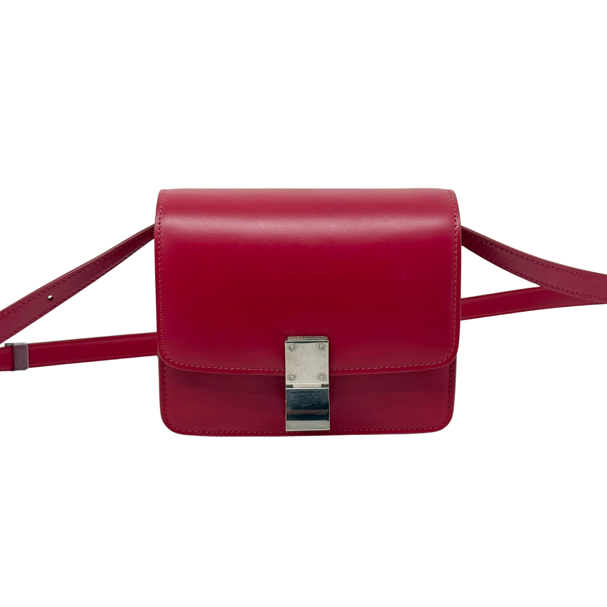 Celine Classic Box Small Red Calfskin Leather Shoulder Bag
(brand new)