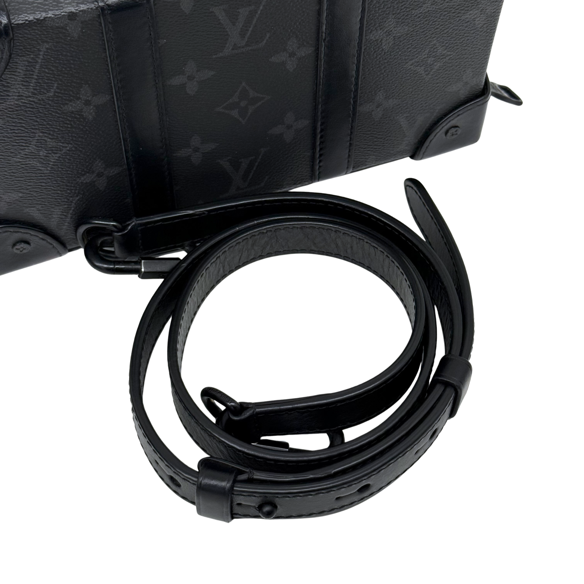 Louis Vuitton Monogram Eclipse Canvas and Leather Soft Trunk Wallet Bag (pre-owned)