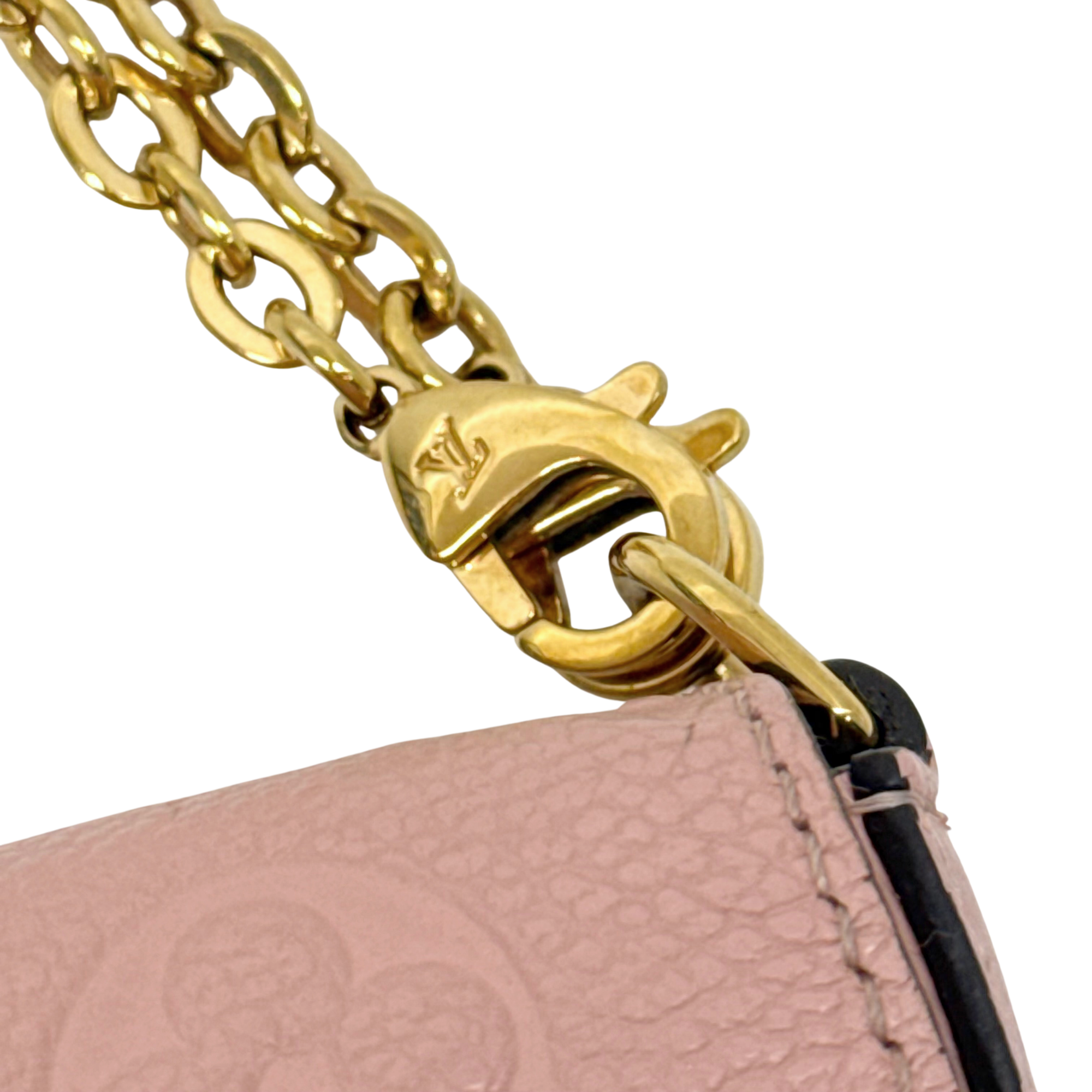 Louis Vuitton Pink Felicie Pochette Monogram Empreinte Leather crossbody bag (pre-owned)