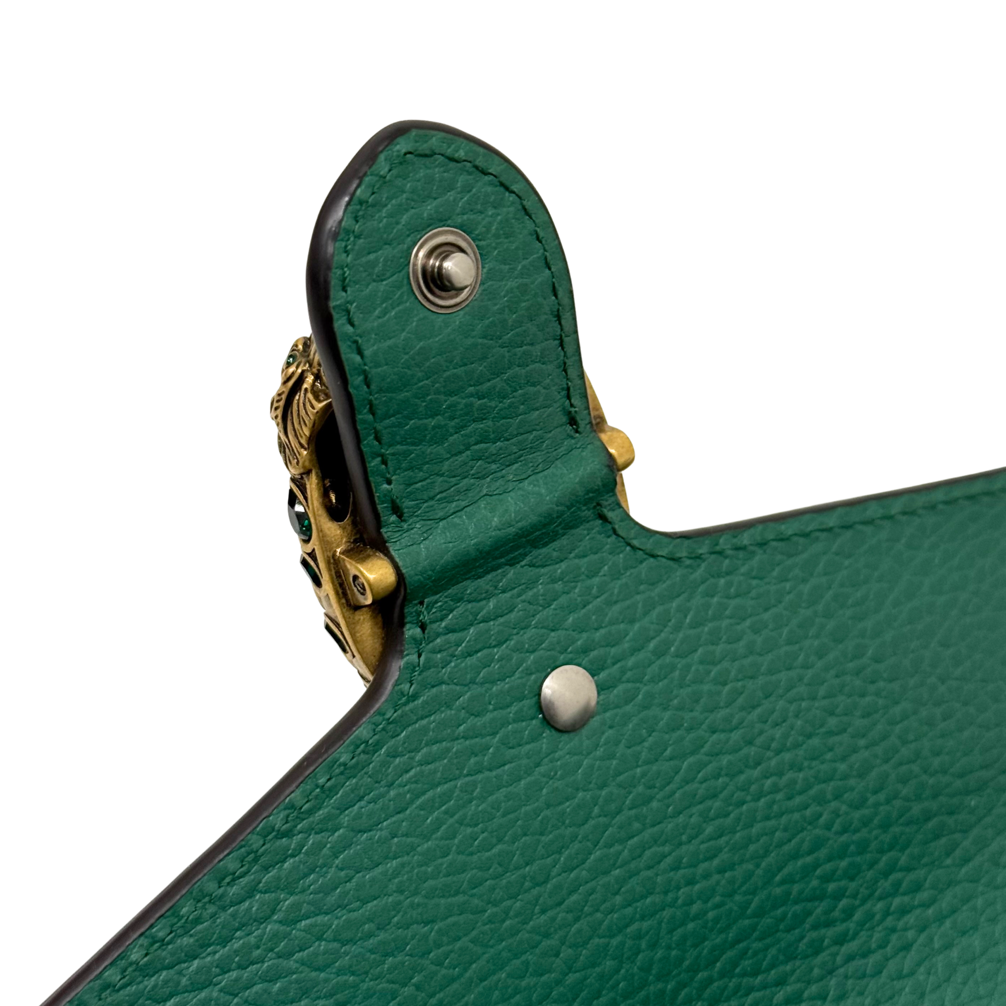 Gucci Calfskin Dionysus Wallet on Chain crossbody Green (brand new)
