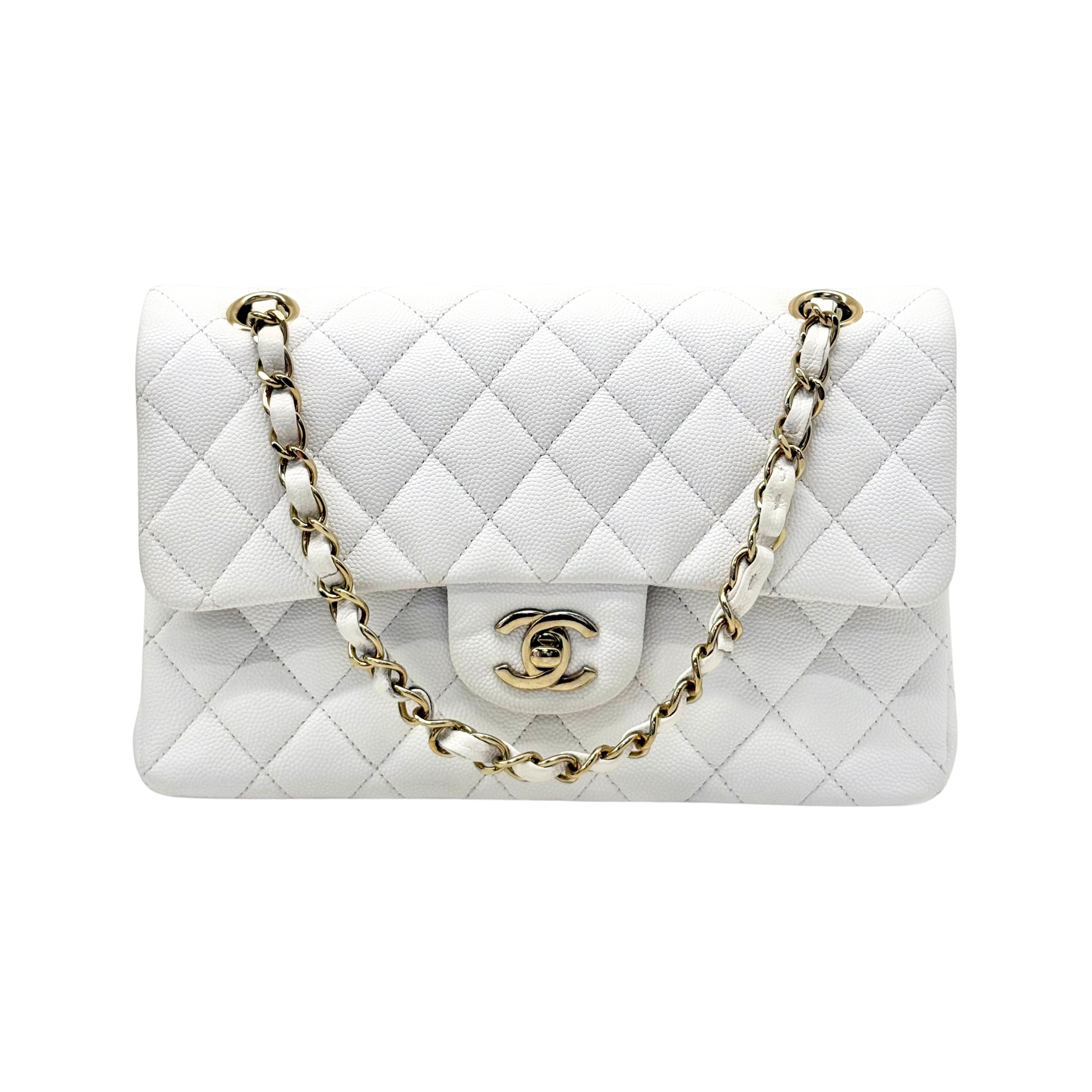 Chanel white bag