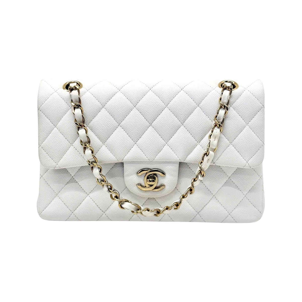 Chanel white bag