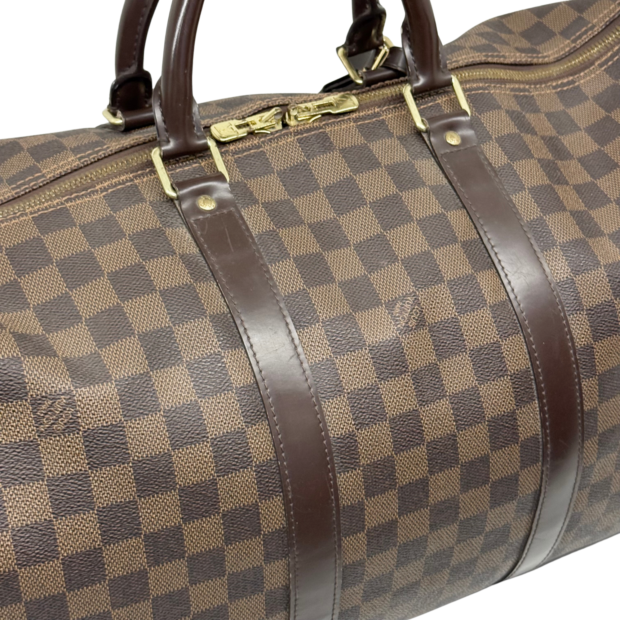 Louis Vuitton Keepall Bandouliere Bag Damier 55 travel bag (pre-owned)