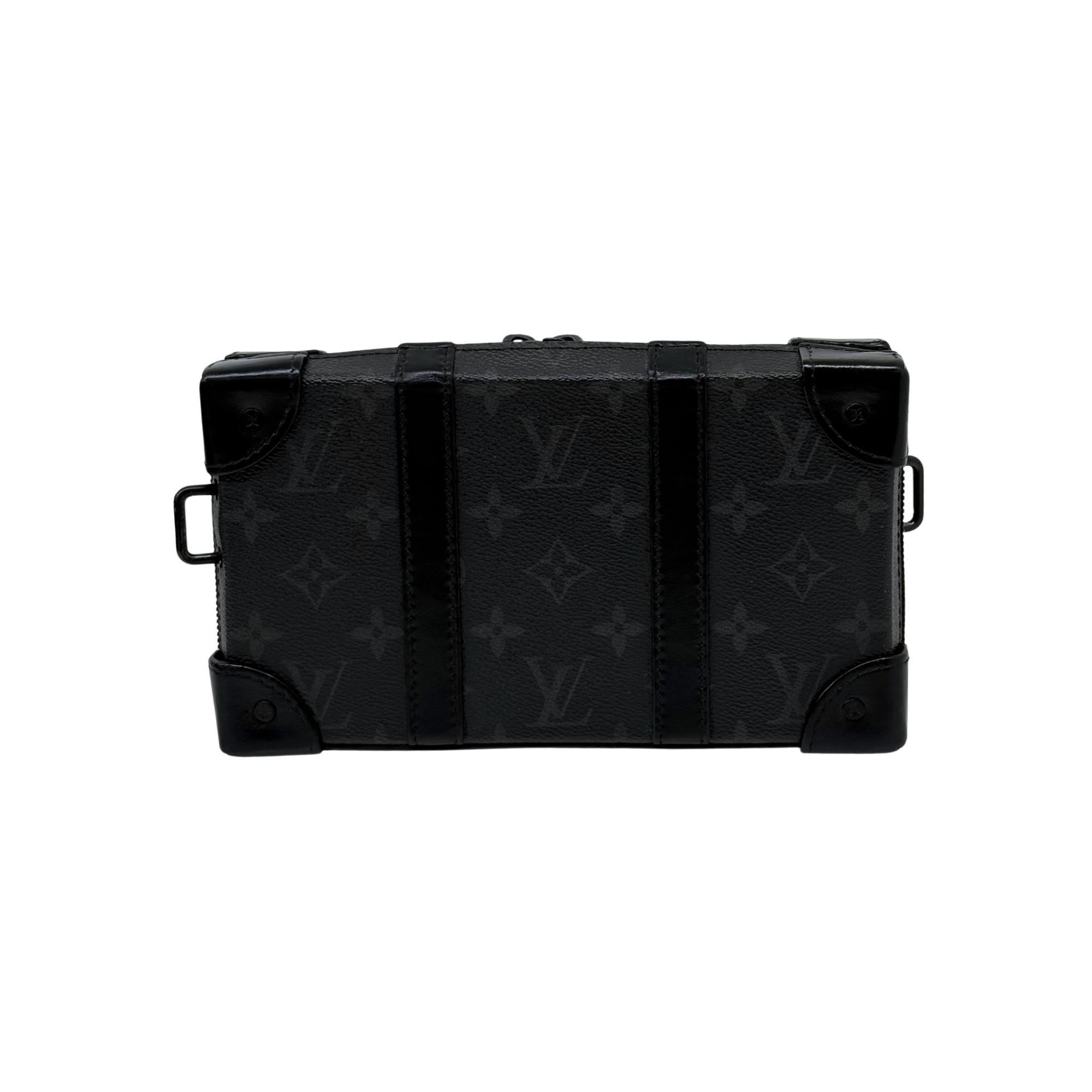Louis Vuitton Monogram Eclipse Canvas and Leather Soft Trunk Wallet Bag (pre-owned)
