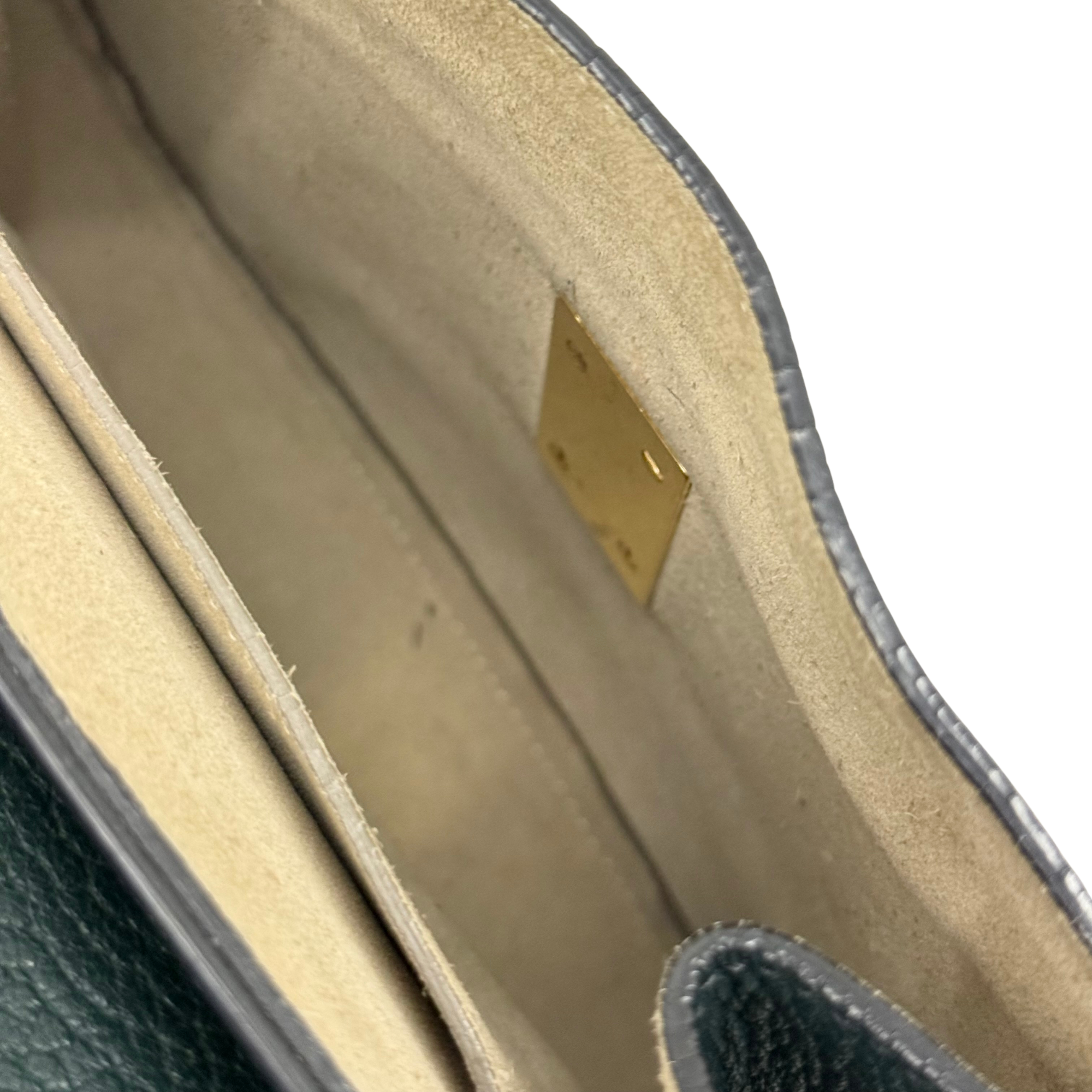 Chloe Green Leather Medium Drew Shoulder Bag (pre-owned)
