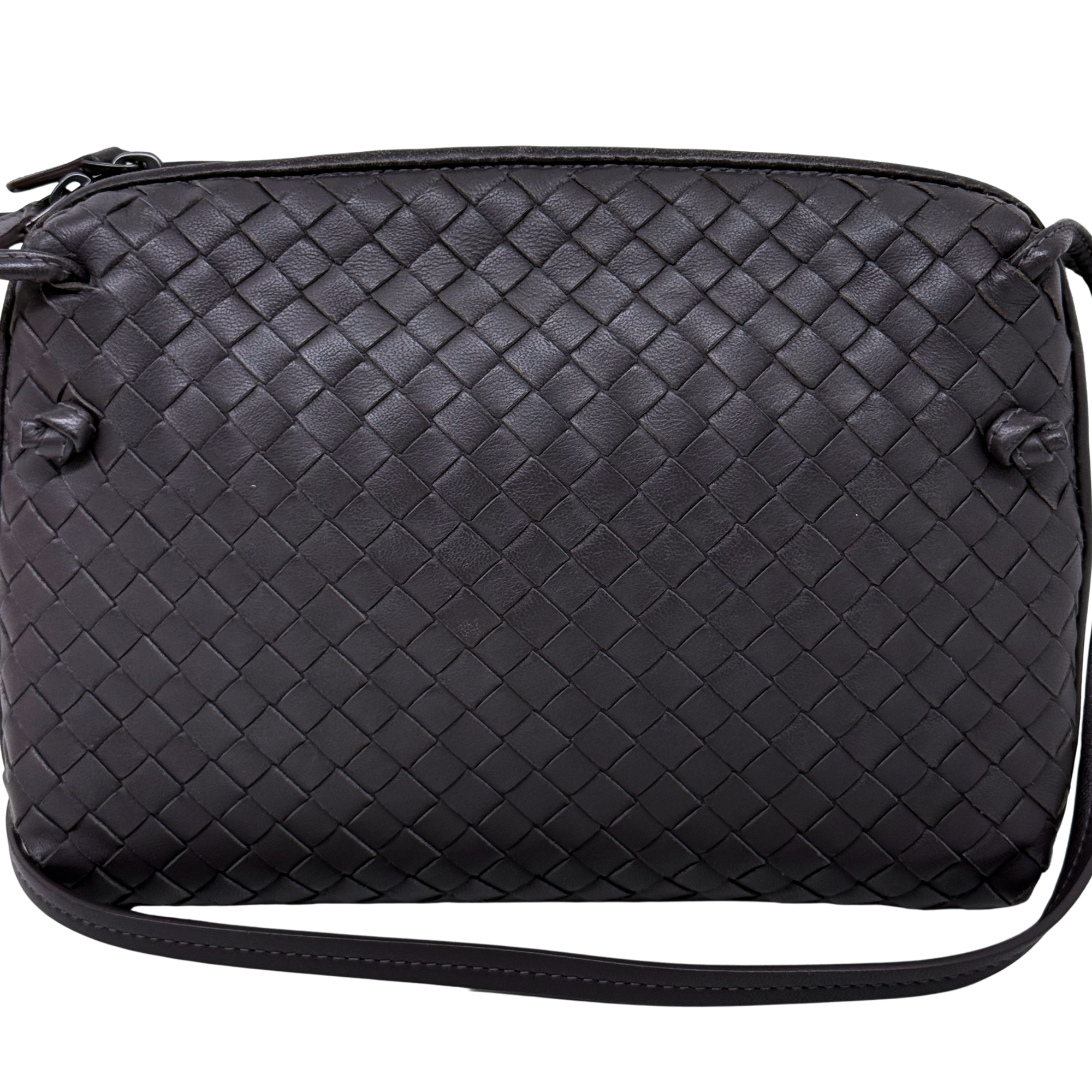 Bottega Veneta Nodini Intrecciato Nappa Cross-Body Bag (pre-owned)