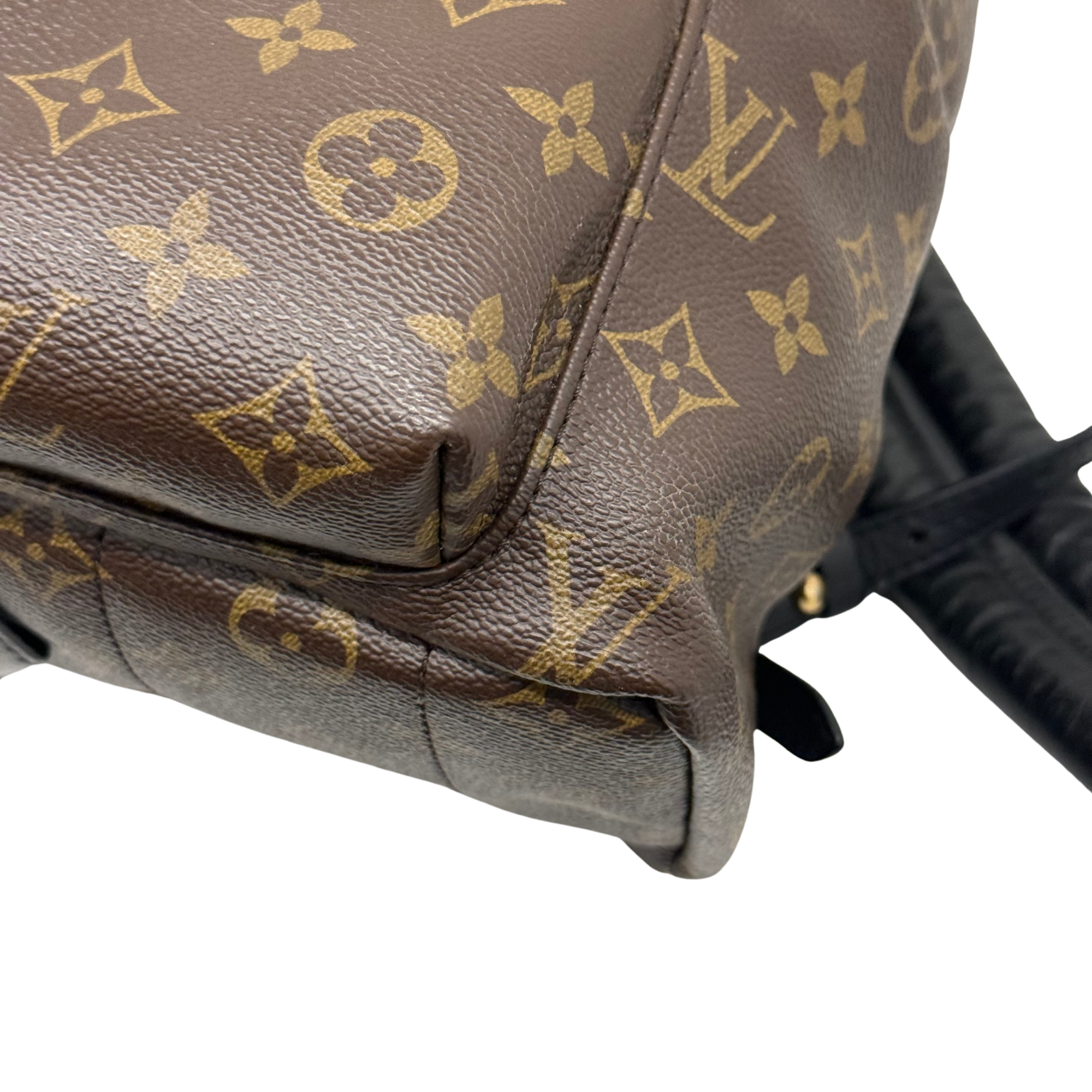 Louis Vuitton Palm Springs PM Brown Monogram Canvas Backpack Bag (pre-owned)