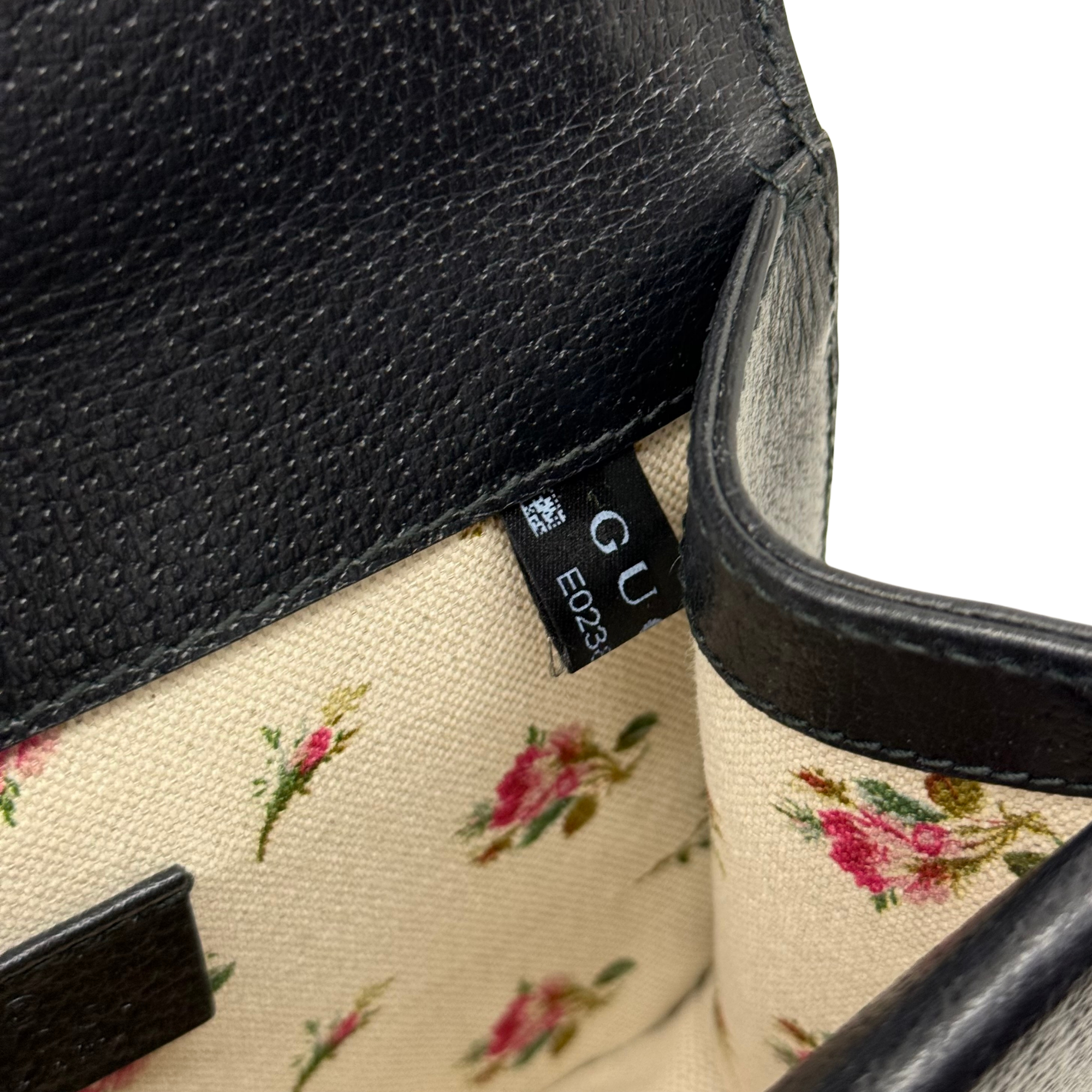 Gucci Black Mini Leather Dionysus Shoulder Bag (pre-owned)
