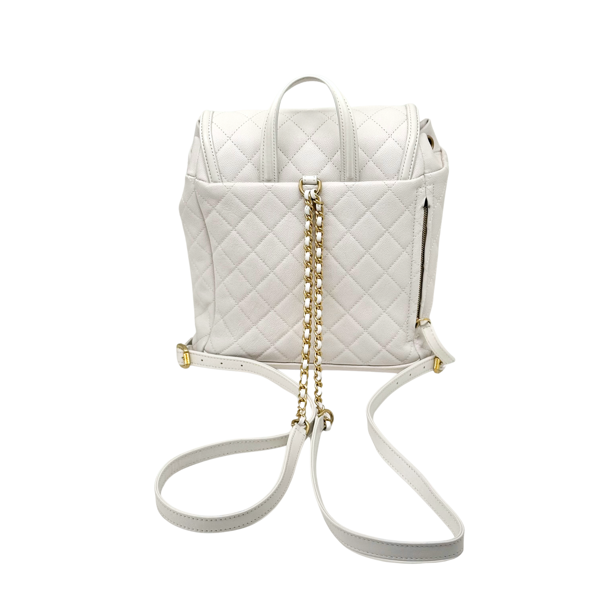 Chanel White backpack
