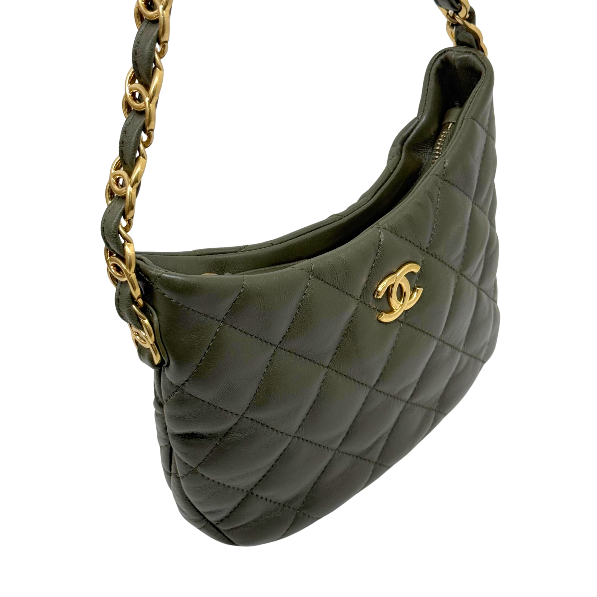 Chanel green bag