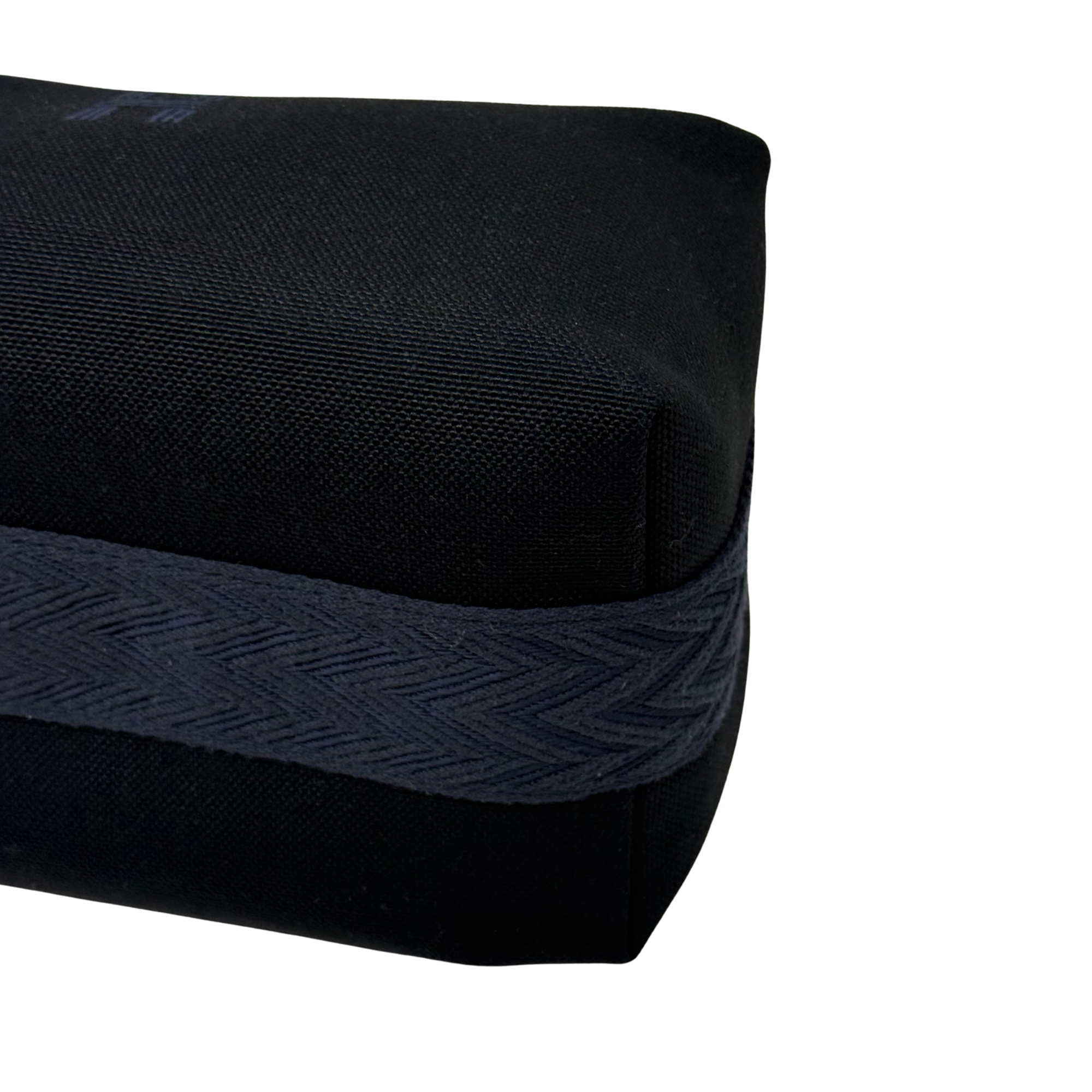 Hermès Bleu Nuit Canvas Small Bride-A-Brac Pouch (pre-owned)