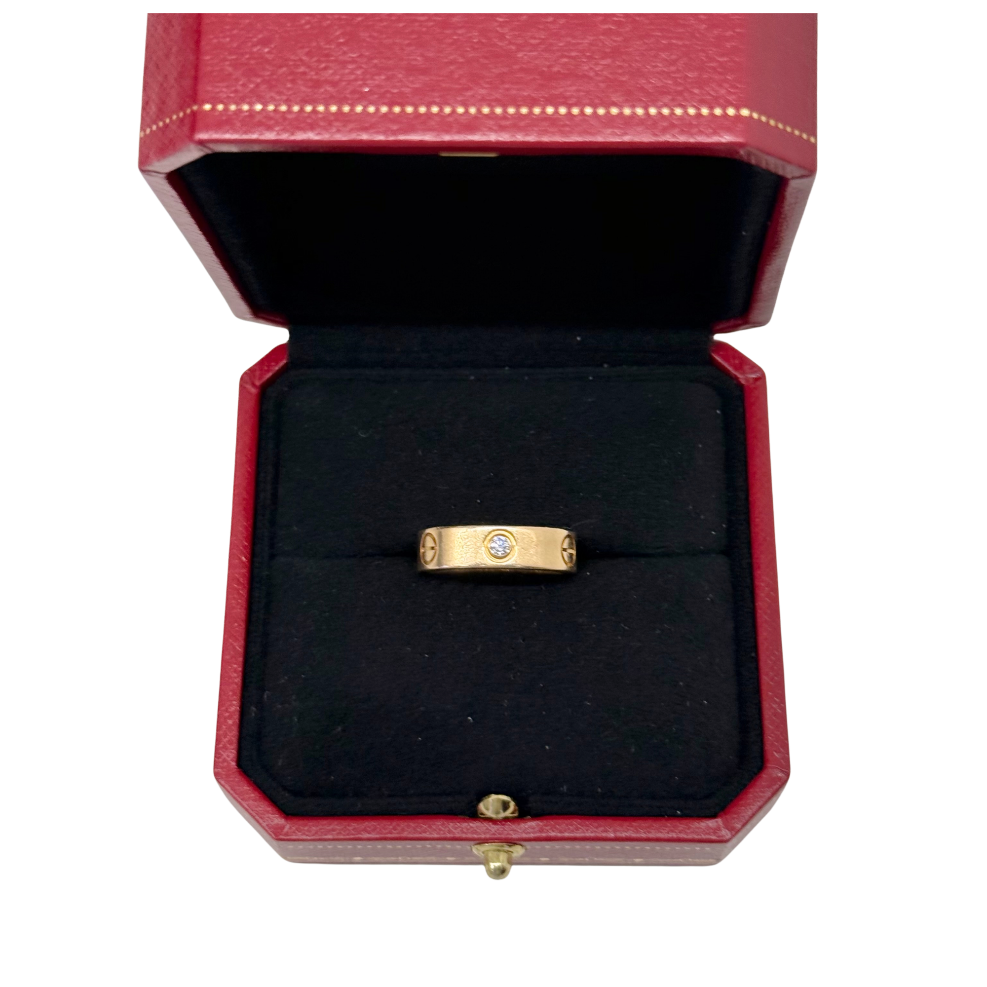 Cartier Love Ring 18k Yellow Gold with 3 Diamonds (pre-owned)