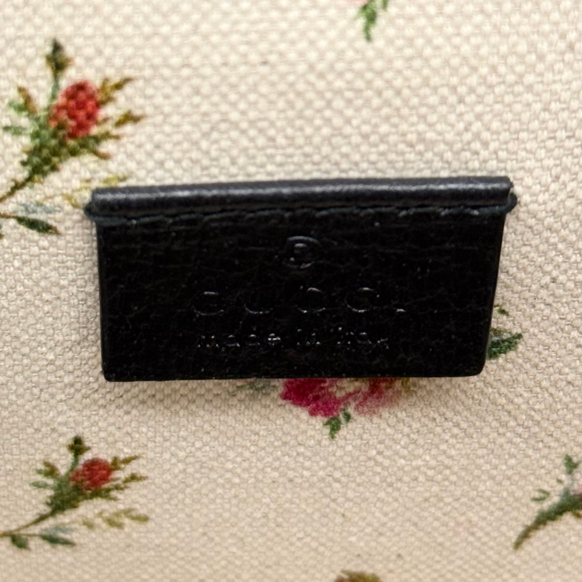 Gucci Black Mini Leather Dionysus Shoulder Bag (pre-owned)
