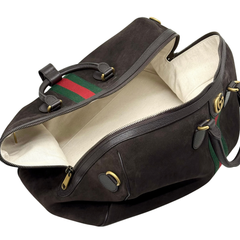 Gucci Suede Leather Travel Bag (brand new)
