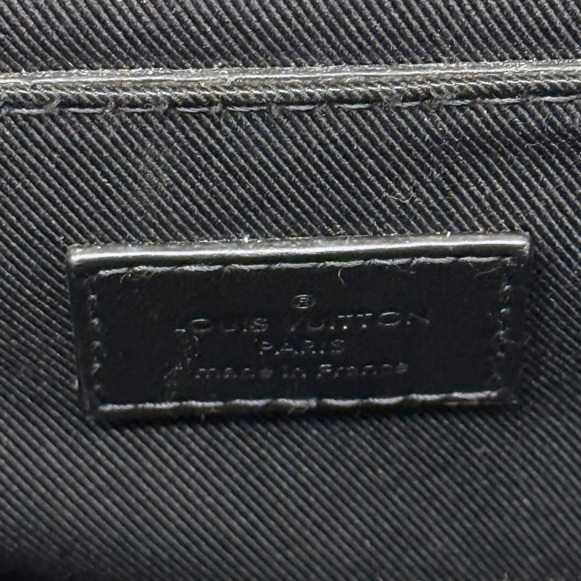 Louis Vuitton Nano Steamer Black Monogram Canvas Top Handle Bag (pre-owned)