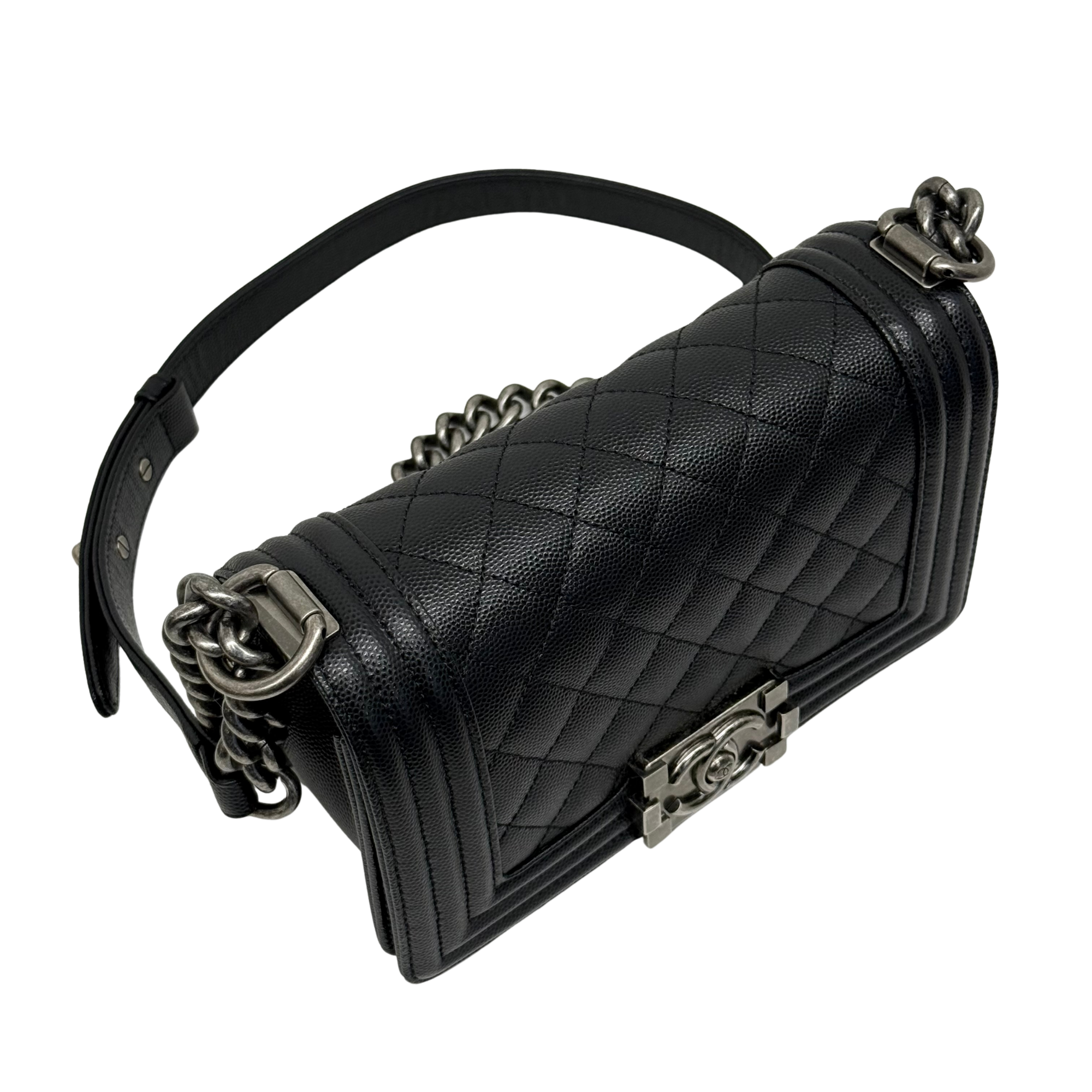 Chanel box type bag black